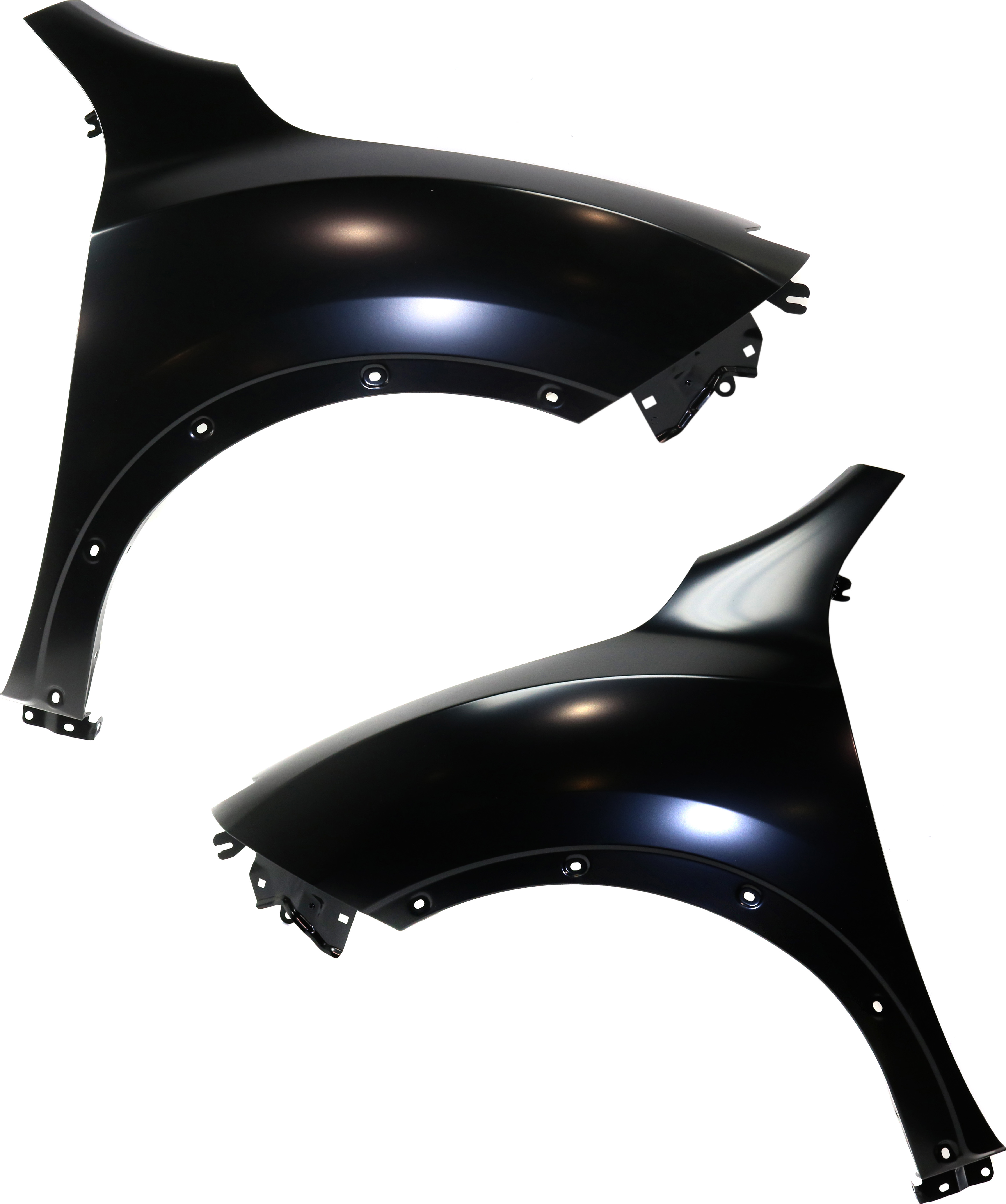 AM JUKE 15-17 FRONT FENDER RH AND LH Primed Steel w o Signal Light Hole CAPA SKU SET REPN220167Q Partslink NI1240214C NI1241214C OEM F31003YMMA F31013YMMA