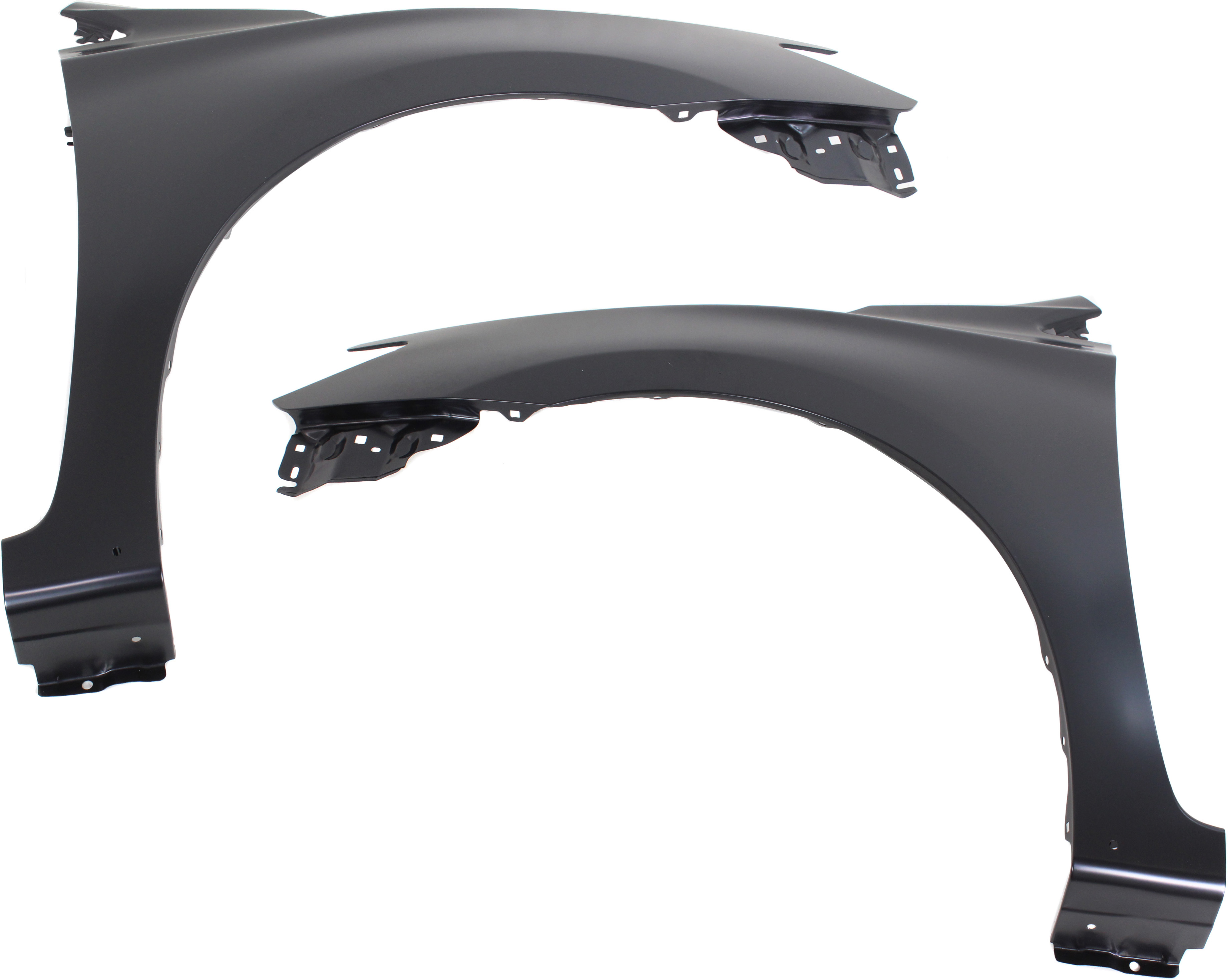 AM SENTRA 16-19 FRONT FENDER RH AND LH Primed Steel w Rocker Molding Holes CAPA SKU SET REPN220181Q Partslink NI1241223C NI1240223C OEM F31003YUAA F31013YUAA
