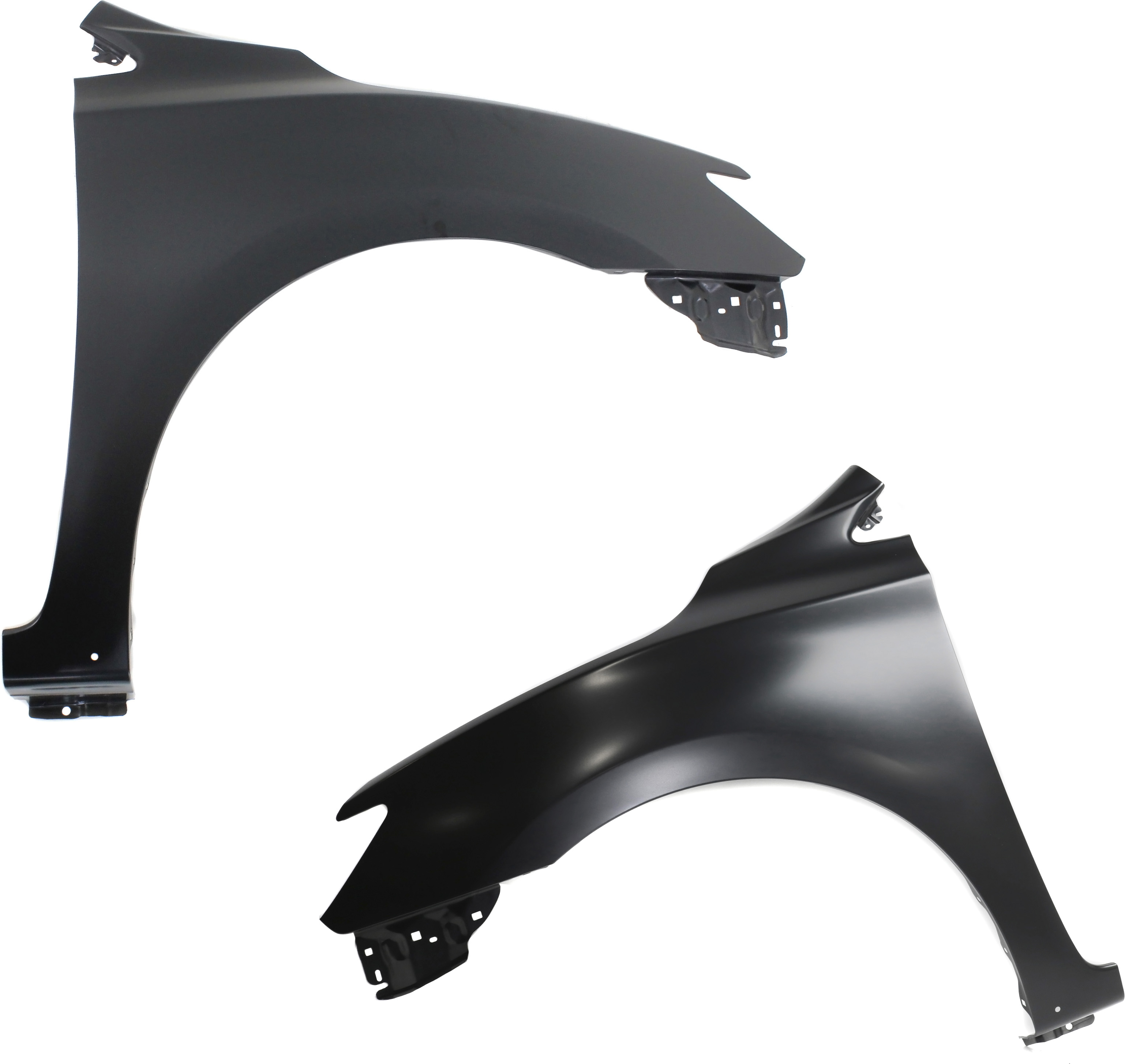 AM SENTRA 16-19 FRONT FENDER RH AND LH Primed Steel w Rocker Molding Holes SKU SET REPN220181 Partslink NI1241223 NI1240223 OEM F31003YUAA F31013YUAA