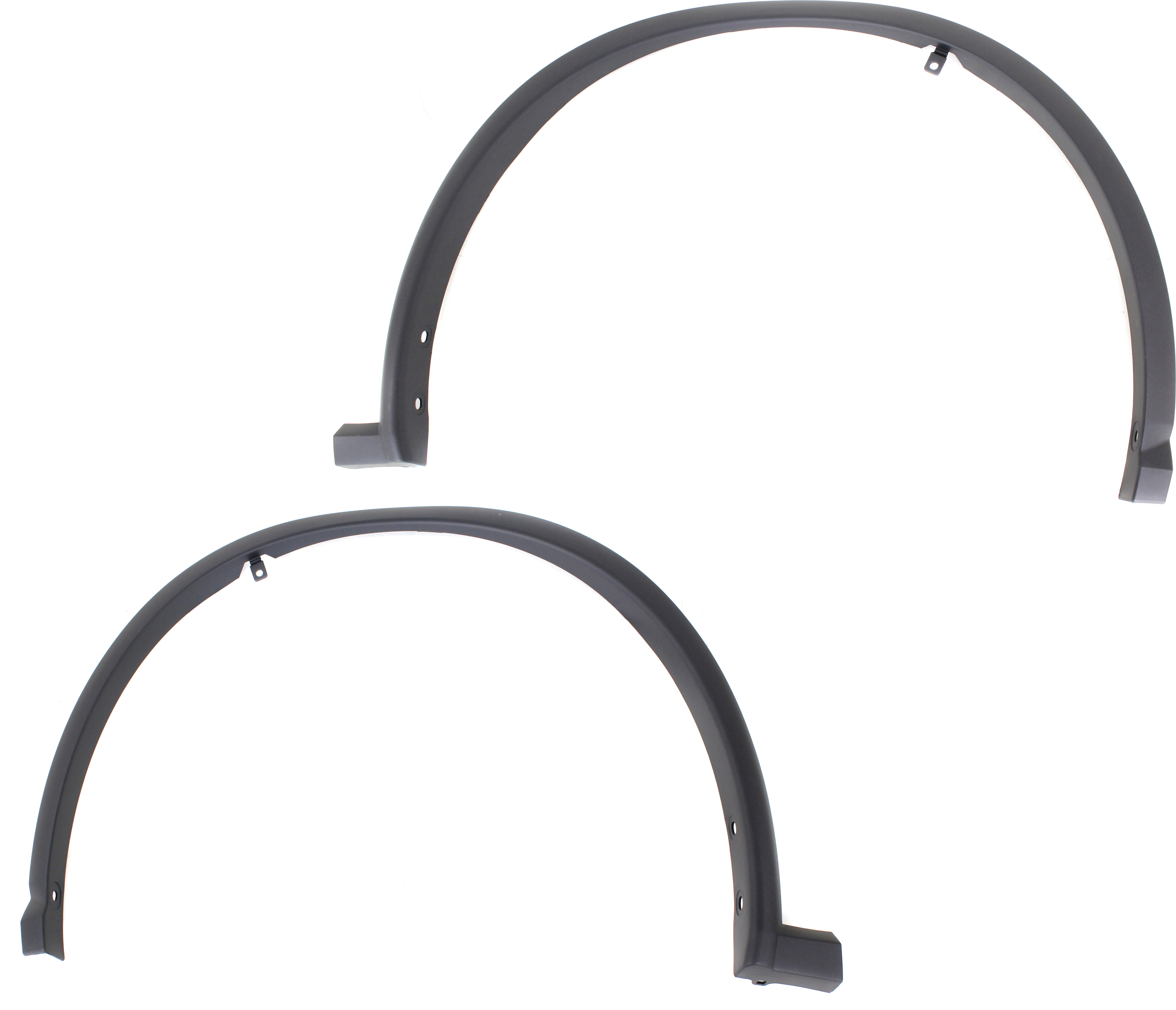 AM MURANO 15-24 FRONT WHEEL OPENING MOLDING RH AND LH Textured Black Exc. Hybrid Model SKU SET REPN221301 Partslink NI1291100 NI1290100 OEM 768525AA0A 768535AA0A
