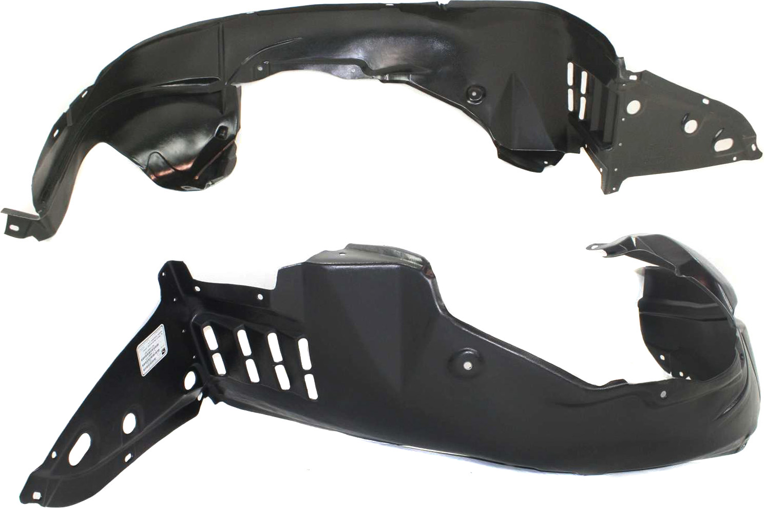 AM ALTIMA 07-11 FRONT FENDER LINER RH AND LH Hybrid Model SKU SET REPN222109 Partslink NI1249120 NI1248120 OEM 63840ZX20B 63841ZX20B