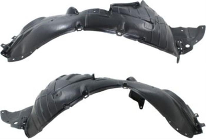 AM CUBE 09-14 FRONT FENDER LINER RH AND LH SKU SET REPN222127 Partslink NI1249125 NI1248125 OEM 638421FA0A 638431FU0A