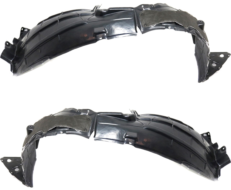 AM PATHFINDER 13-14 FRONT FENDER LINER RH AND LH Vacuum Form w Extension Sheet Exc. Hybrid Model SKU SET REPN222151 Partslink NI1248160 NI1249160 OEM 638403JA0A PFM 638413JA0A PFM