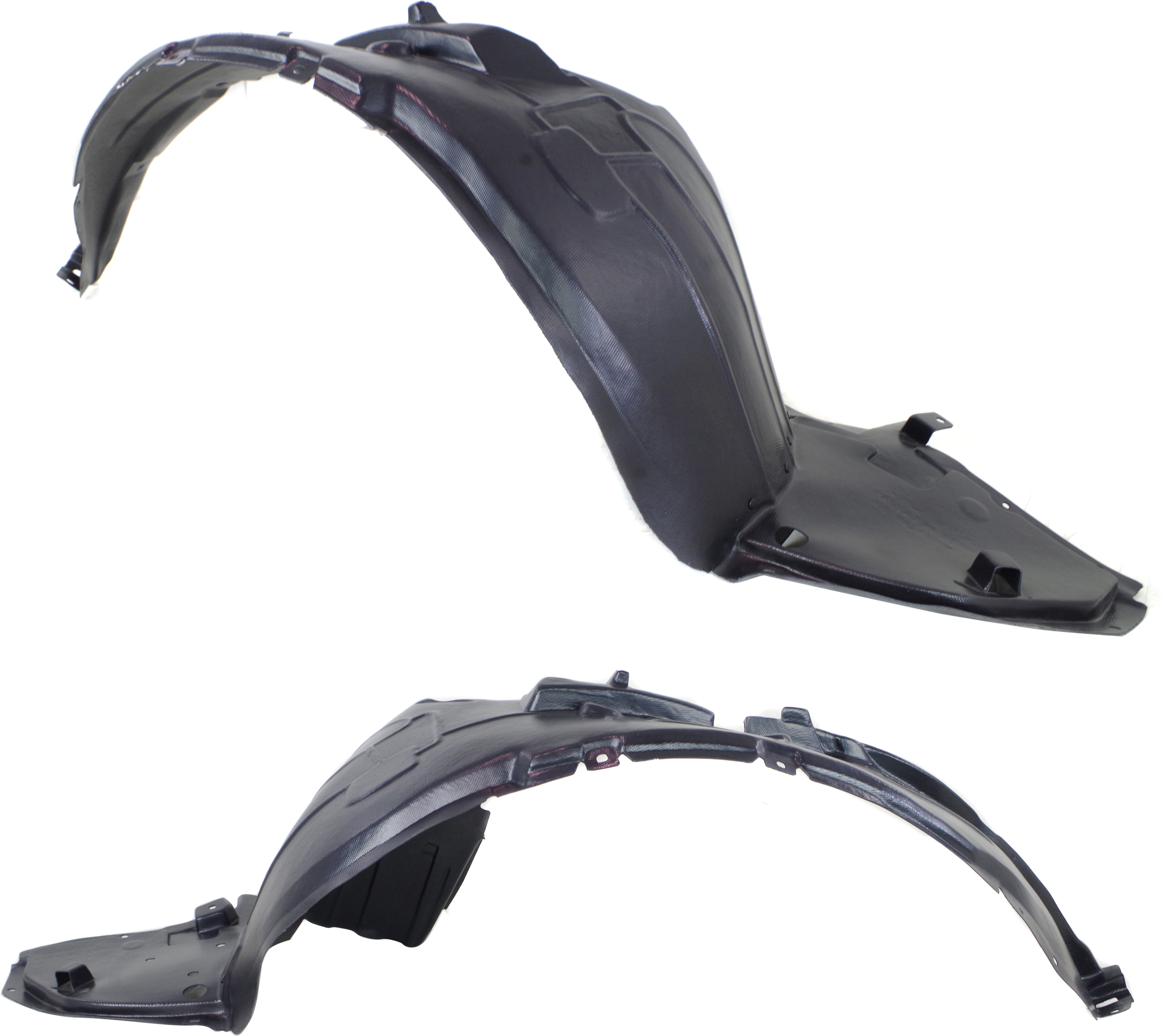 AM VERSA 15-19 FRONT FENDER LINER RH AND LH Polyethylene Vacuum Form w o Insulation Form Sedan SKU SET REPN222157 Partslink NI1249139 NI1248139 OEM 638429KK0A PFM 638439KK0A PFM