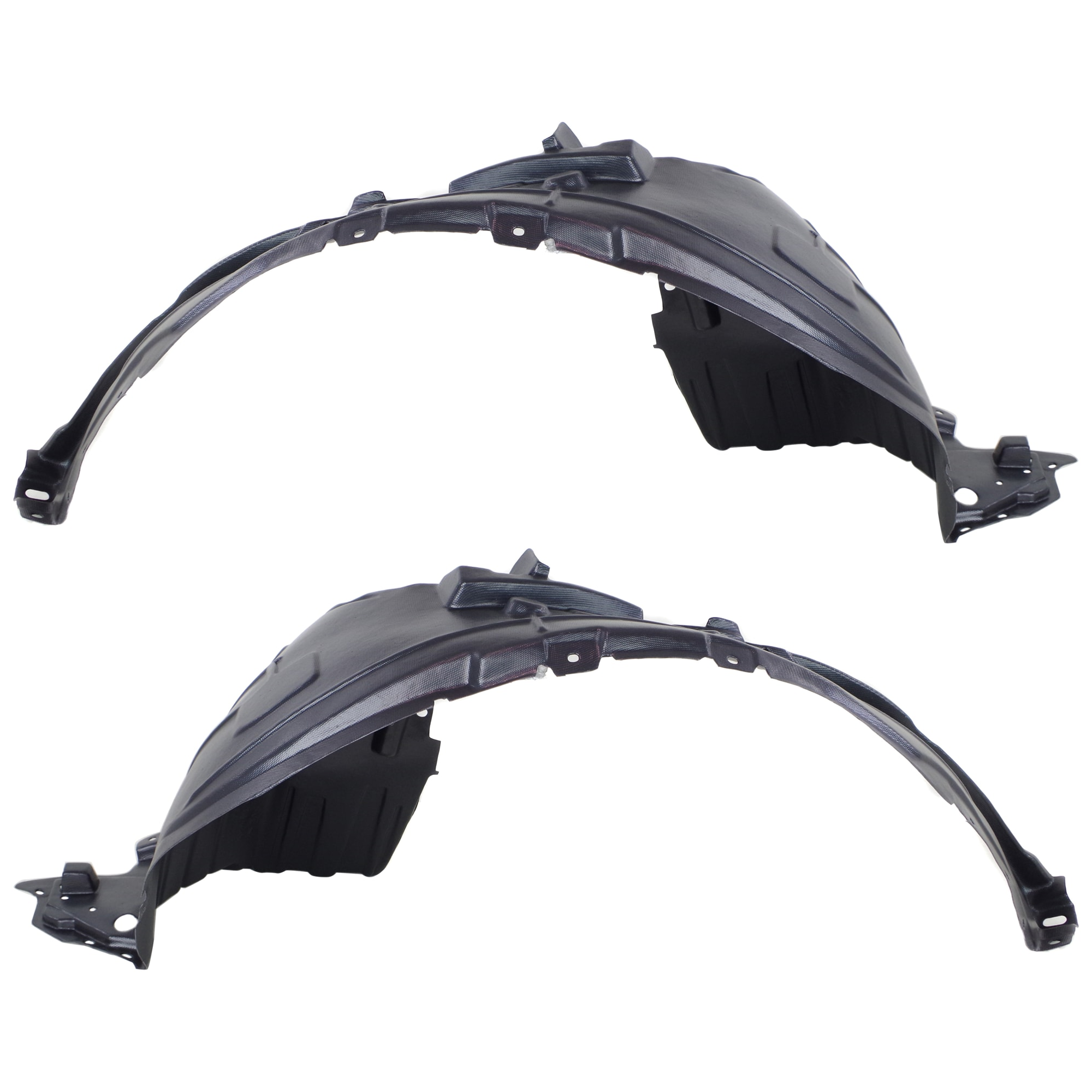 AM VERSA NOTE 14-19 FRONT FENDER LINER RH AND LH Plastic Injection Form Exc. SR Model 14-16 CAPA SKU SET REPN222161Q Partslink NI1248141C NI1249141C OEM 638423WC0A 638433WC0A