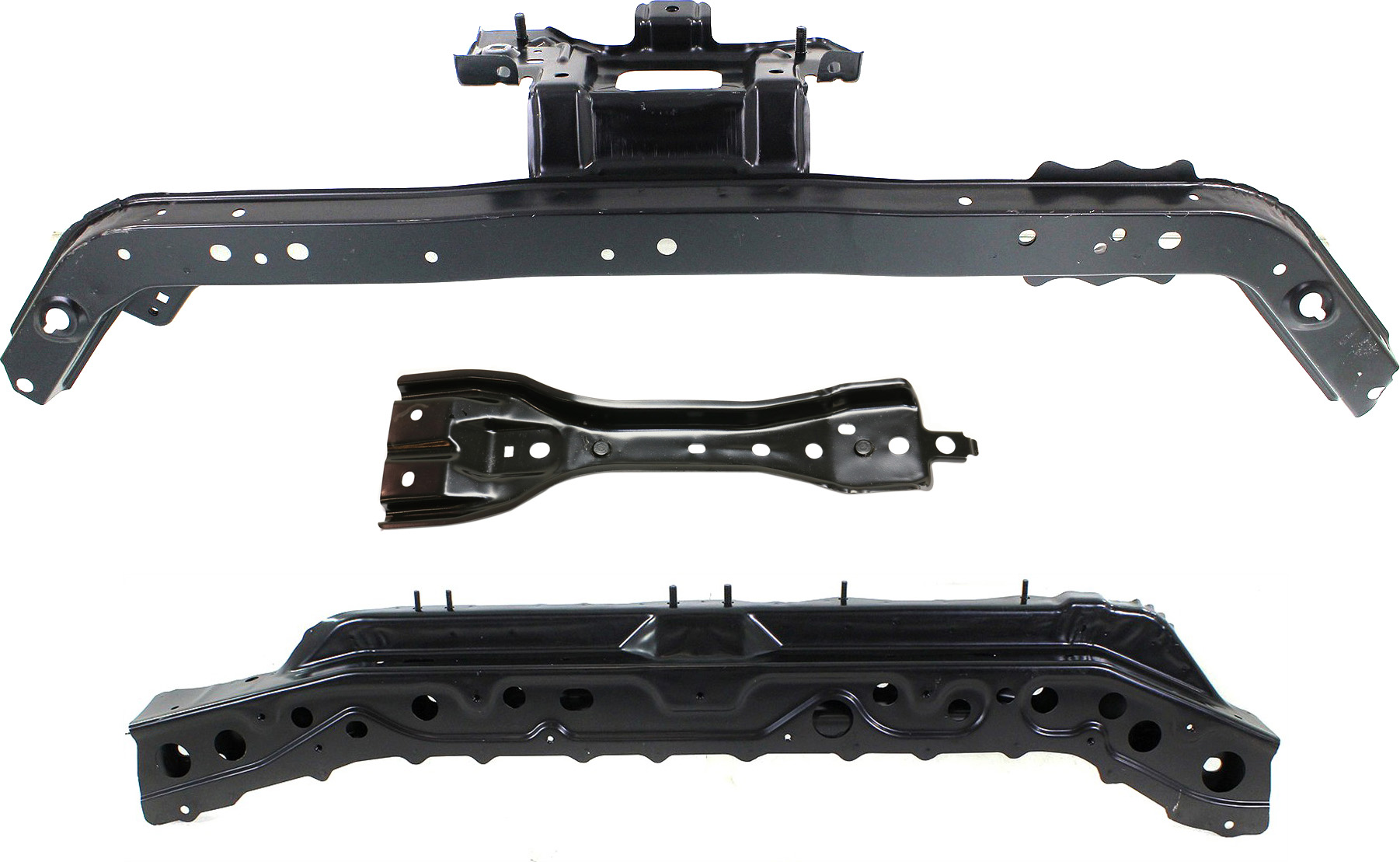 AM SENTRA 13-14 RADIATOR SUPPORT Center Upper and Lower Set of 3 SKU SET REPN250302-3 Partslink NI1225209 NI1225210 NI1234126 OEM F25113SHMA F25303SHMA F25503SH