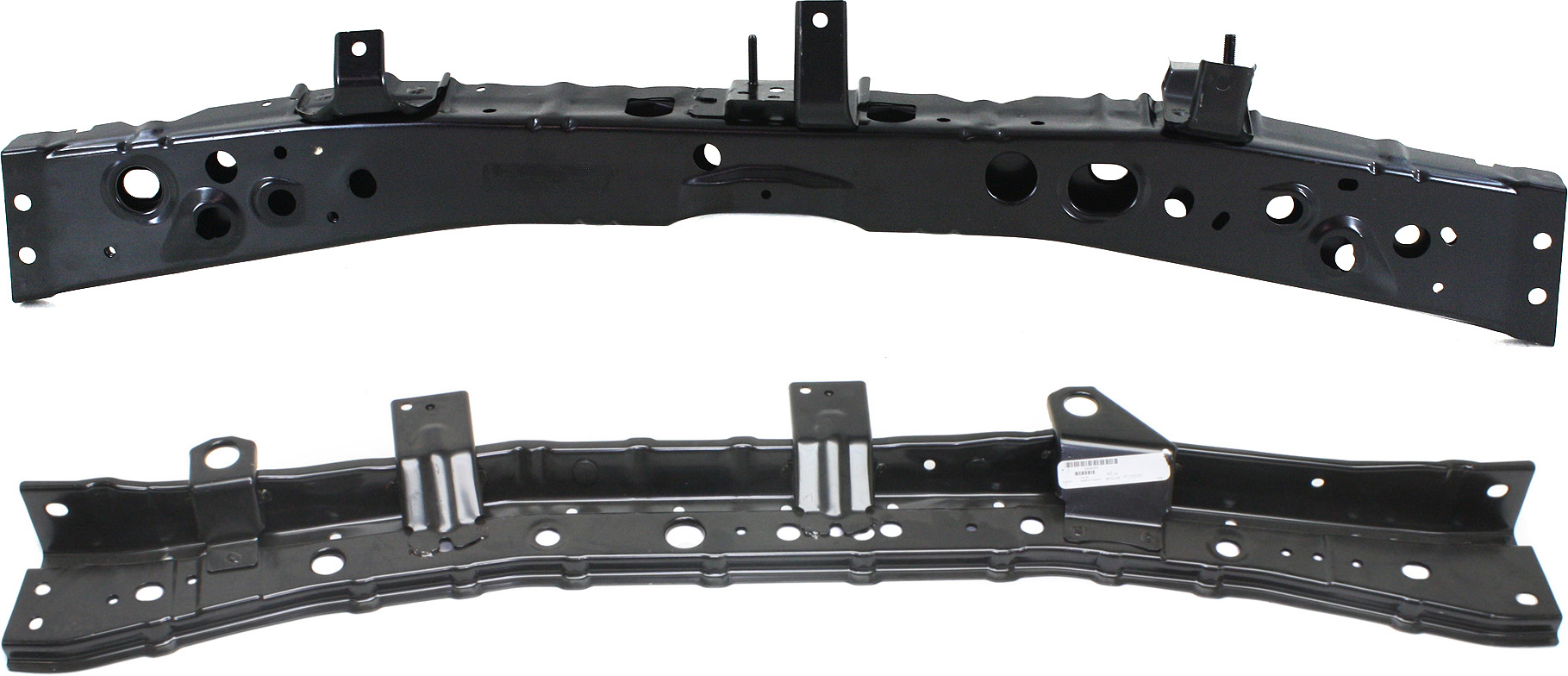 AM VERSA NOTE 14-19 RADIATOR SUPPORT Set of 2 Upper and Lower Auto Transmission SKU SET REPN250306-2 Partslink NI1225224 NI1225226 OEM F25113WCMH F25303WCMH