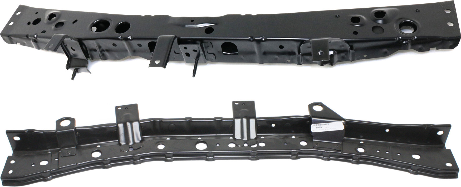AM VERSA NOTE 14-19 RADIATOR SUPPORT Set of 2 Upper and Lower Auto Transmission CAPA SKU SET REPN250306Q 2 Partslink NI1225224C NI1225226C OEM F25113WCMH F25303WCMH