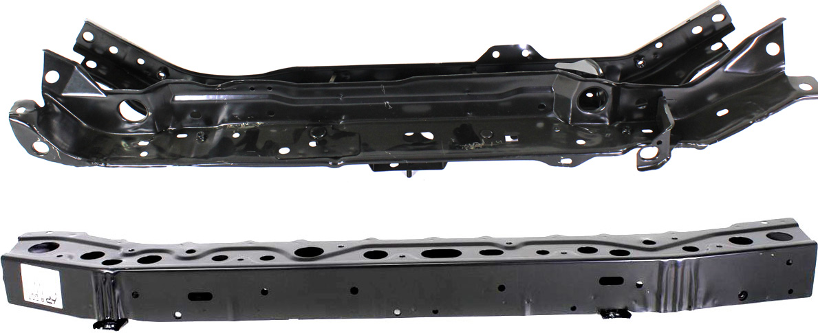 AM CUBE 09-14 RADIATOR SUPPORT Set of 2 Upper and Lower Steel SKU SET REPN250902-2 Partslink NI1225192 NI1225190 OEM 625111FA0H 625301FC0H