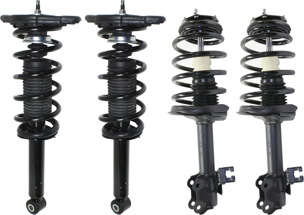AM SENTRA 02-06 FRONT AND REAR FULLY LOADED STRUT RH AND LH Gas Charged Twin tube Set of 4 SKU SET REPN280527-4 OEM 543024Z028-543034Z026-543034Z0