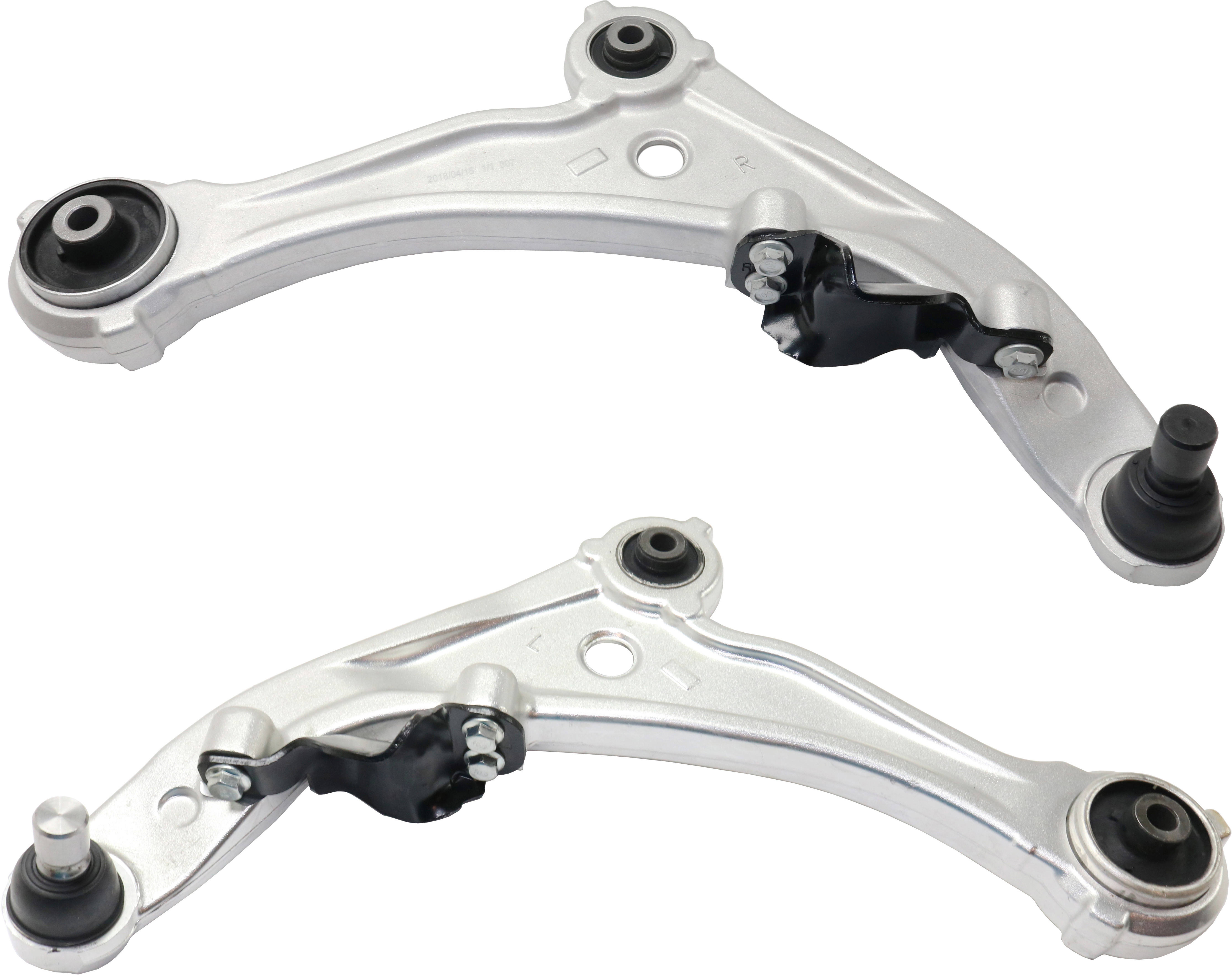 AM ALTIMA 07-13 FRONT CONTROL ARM RH AND LH Lower w Ball Joint Front Wheel Drive SKU SET REPN281503 Partslink NI4511102 NI4510102 OEM 54500JA00B 54501JA00B