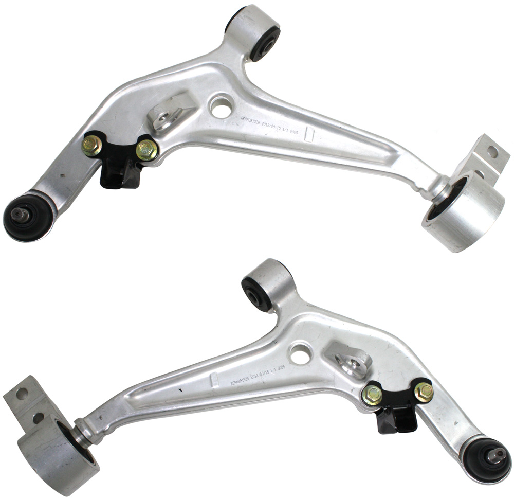 AM X TRAIL 05-06 FRONT CONTROL ARM RH AND LH Lower w Ball Joint and Bushings SKU SET REPN281525 OEM 545008H310-545018H310