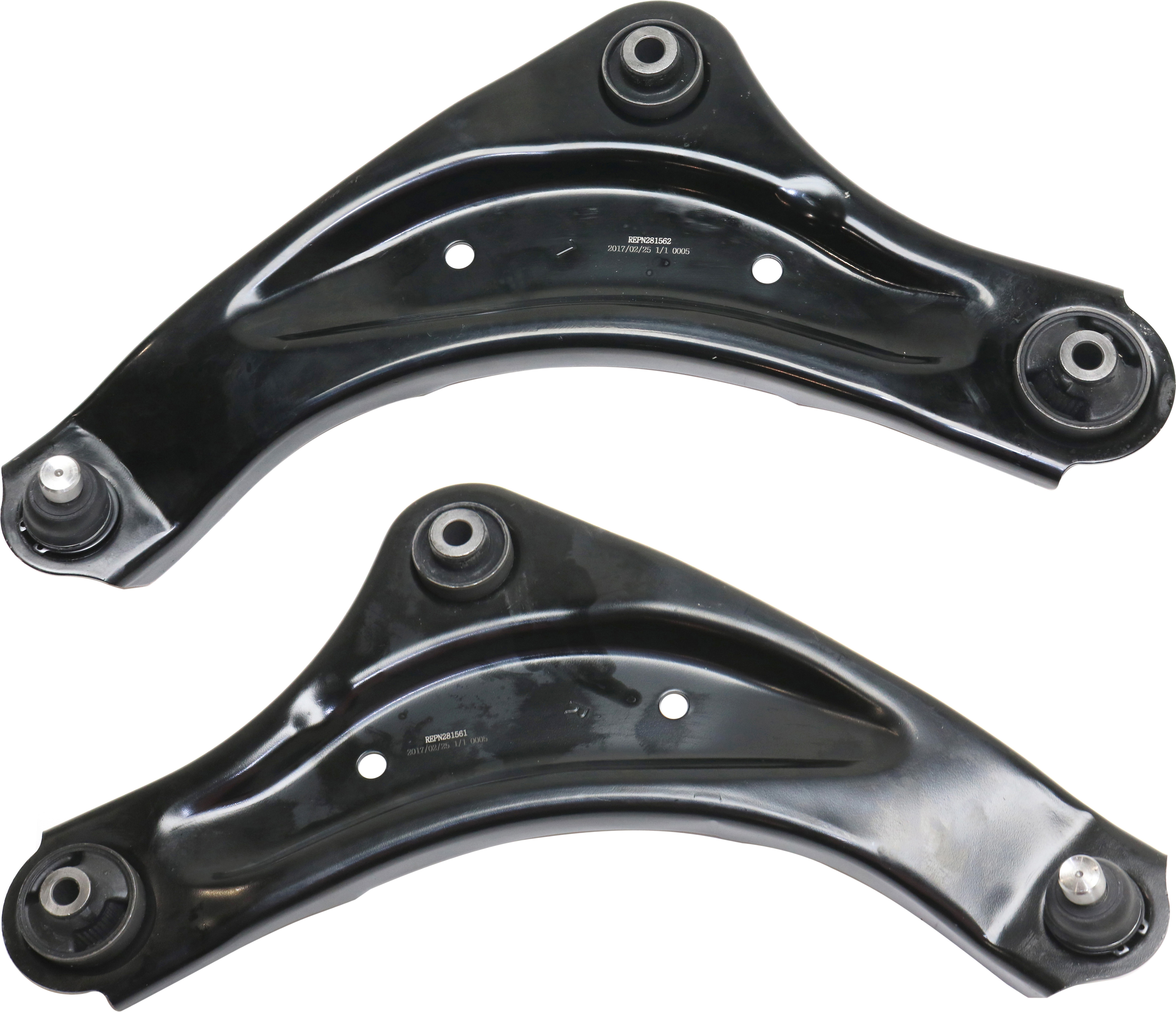 AM LEAF 11-22 JUKE 11-17 FRONT CONTROL ARM RH AND LH Lower w Ball Joint SKU SET REPN281561 OEM 545001KA1B 545001KA0B 545011KA
