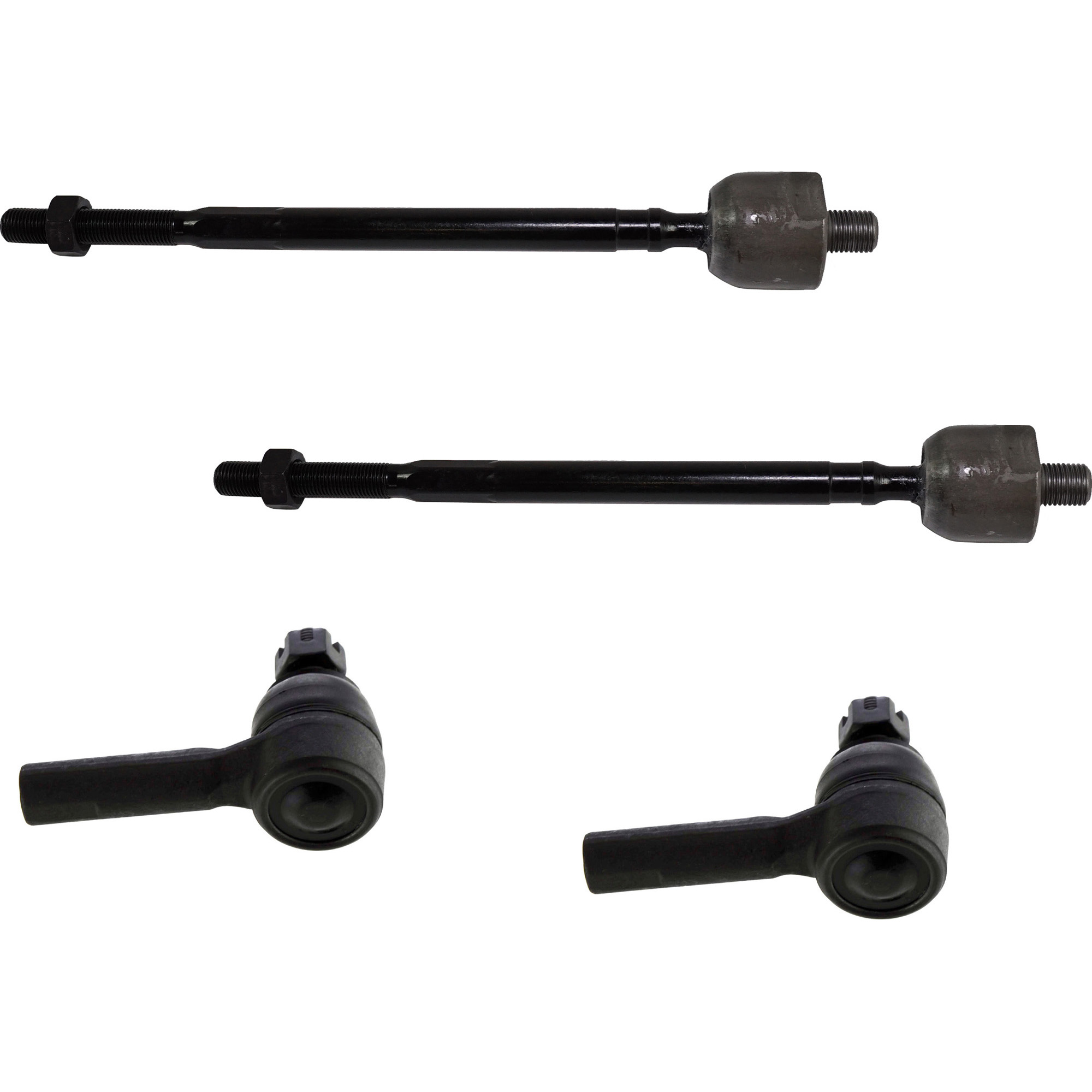 AM J30-93-97 FRONT AND REAR TIE ROD END RH AND LH Inner and Outer SKU SET REPN282101-4 OEM 351053-351054-1014740-1014746