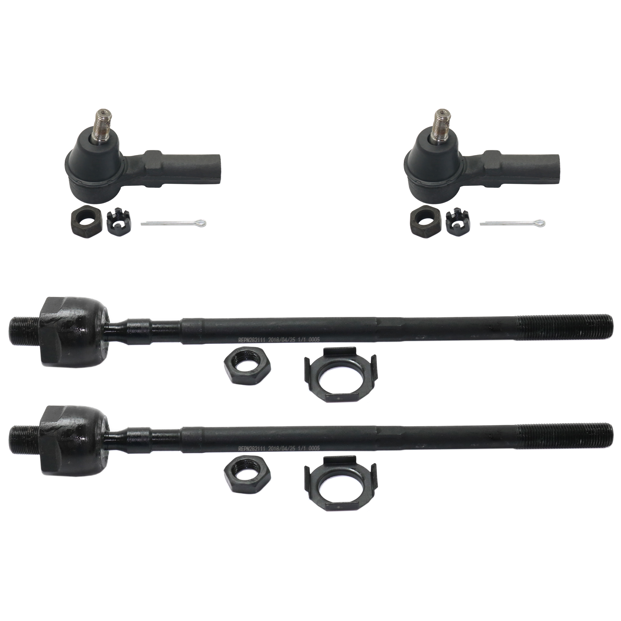 AM MAXIMA 95-99 I30-96-99 FRONT TIE ROD END RH AND LH Inner and Outer SKU SET REPN282102-4A Partslink NI4520101 OEM 485200C025-485210C025-4852140U