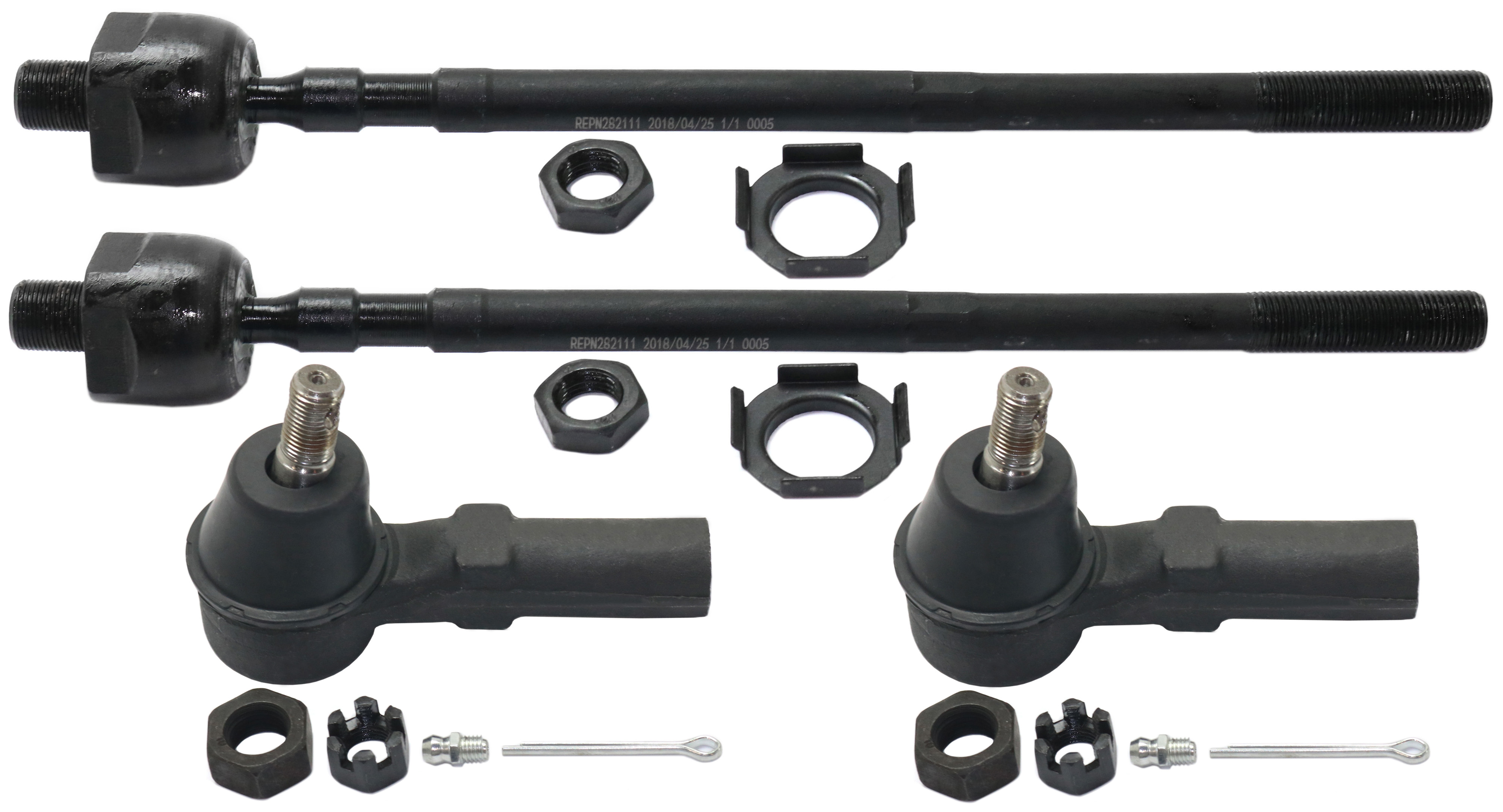 AM I30-96-99 MAXIMA 95-99 FRONT TIE ROD END RH AND LH Inner and Outer SKU SET REPN282102-4 Partslink NI4520101 OEM 485200C025-485210C025-4852140U