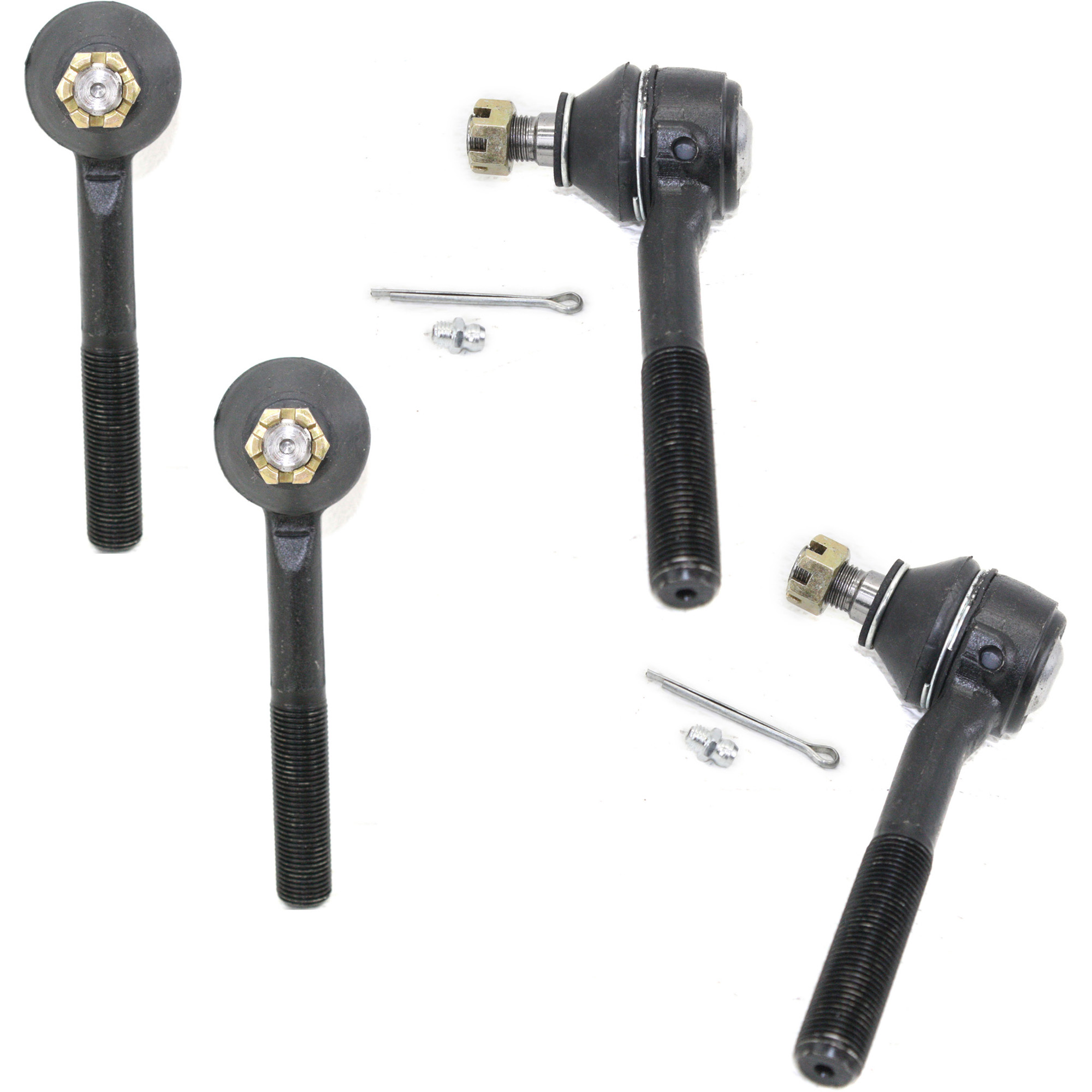 AM D21-86-94 PATHFINDER 87-92 PICKUP 95-97 FRONT TIE ROD RH AND LH Inner and Outer SKU SET REPN282108-4 OEM 351-006-101-405-926-000-000-000-000