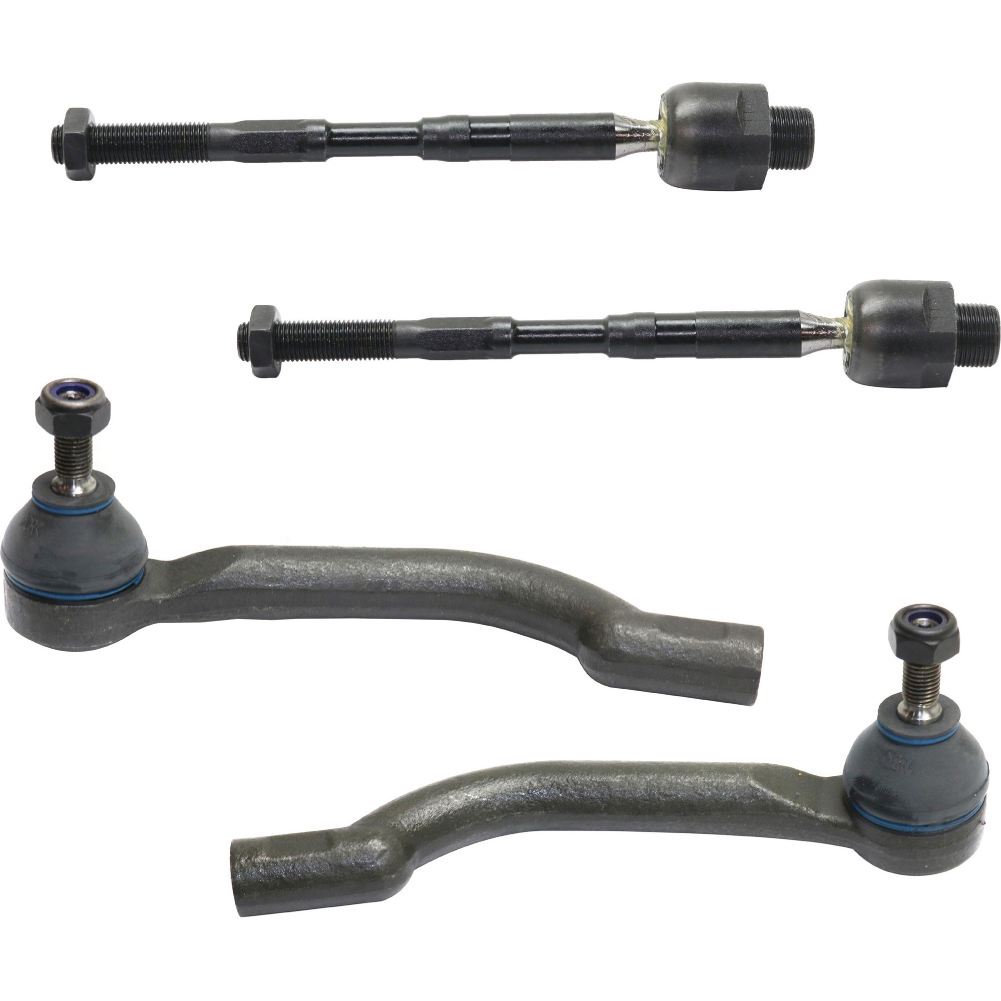AM ROGUE 08-13 ROGUE SELECT 14-15 FRONT TIE ROD END RH AND LH Inner and Outer SKU SET REPN282128-4 OEM D8520JY00A D8521JD00B D8640JY0