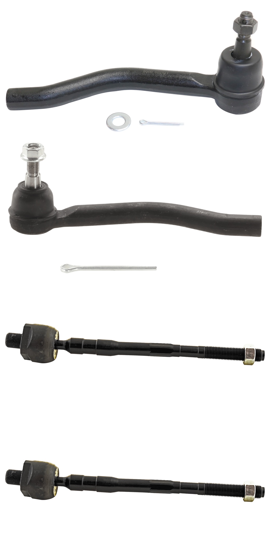 AM MURANO 13-14 FRONT TIE ROD RH AND LH Inner and Outer SKU SET REPN282133-4 OEM 1017632-61242058 TI69120 MS307