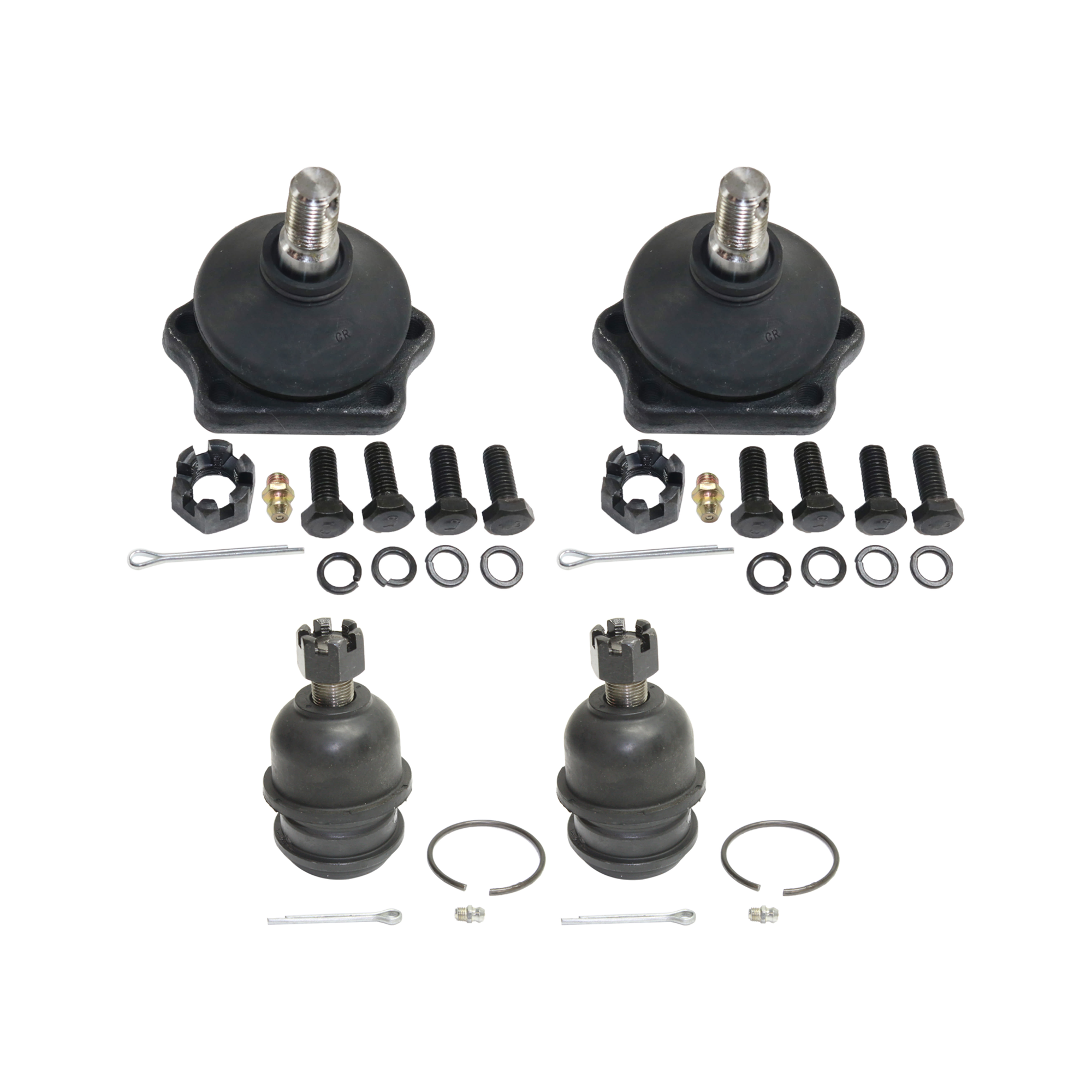 AM D21-86-94 PICKUP 95-97 FRONT BALL JOINT RH AND LH Upper and Lower Set of 4 SKU SET REPN282317-4 OEM 251008-1014169-2601360-5051168
