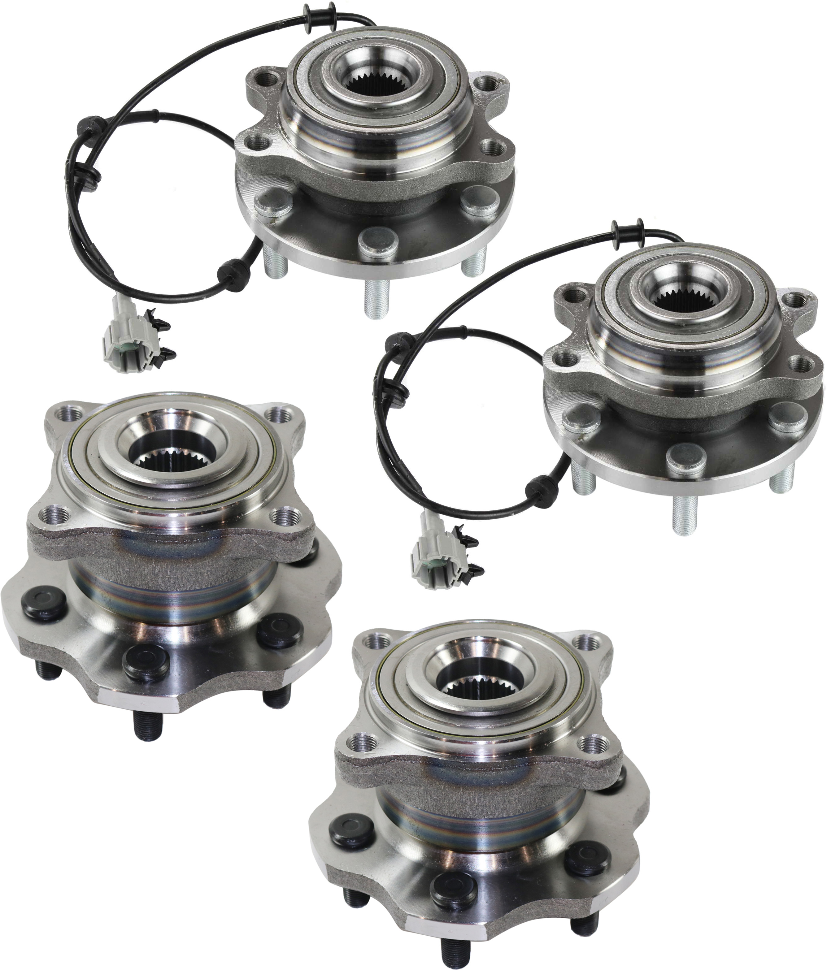 AM PATHFINDER 05-12 FRONT AND REAR HUB ASSEMBLY RH AND LH SKU SET REPN283701-4 OEM 402024X01A 4342082Z30-432024X0