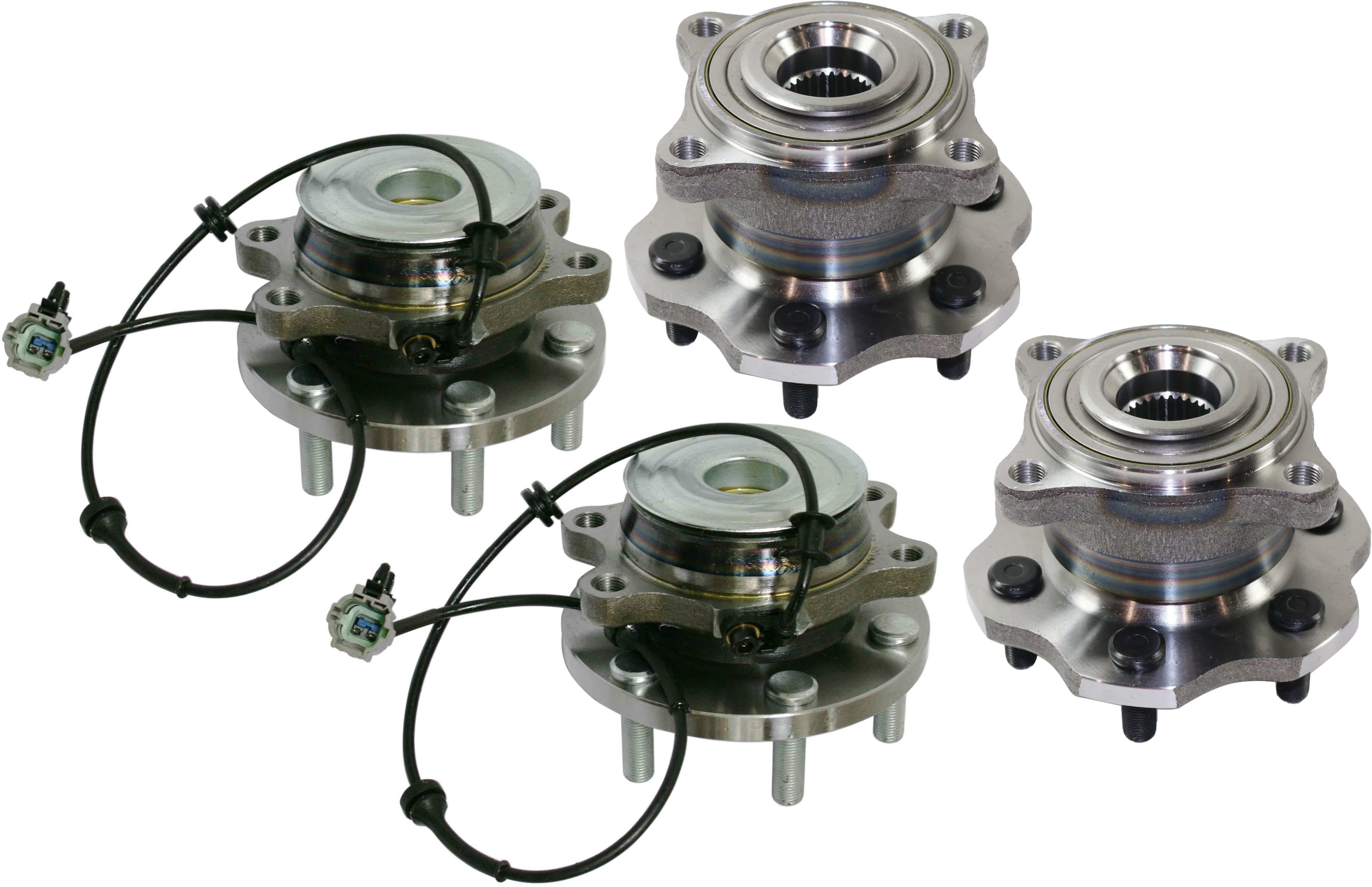 AM PATHFINDER 05-12 FRONT AND REAR HUB ASSEMBLY RH AND LH Rear Wheel Drive SKU SET REPN283702-4 A OEM 402024X00A 432024X00A