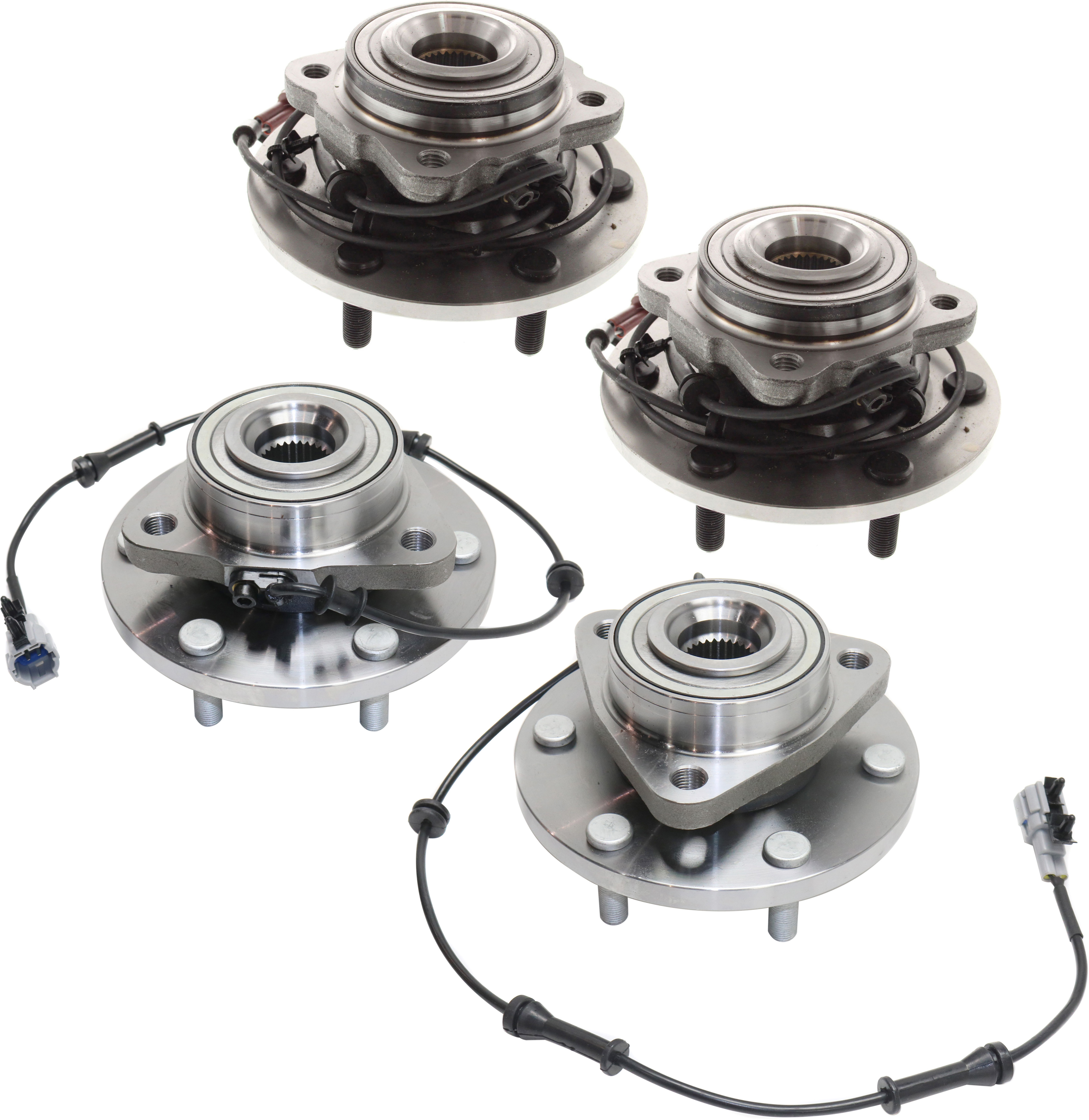 AM ARMADA 08-12 FRONT AND REAR HUB ASSEMBLY RH AND LH SKU SET REPN283716-4 OEM 432027S000-515125-715125-40202