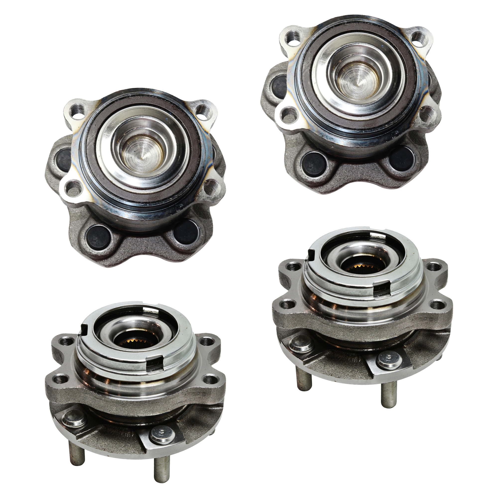 AM ALTIMA 07-13 FRONT HUB ASSEMBLY RH AND LH 5 Studs 5 x 4.5 in. Bolt Pattern 4 Wheel ABS SKU SET REPN285912 A OEM 512388-513295-516347-712388-43