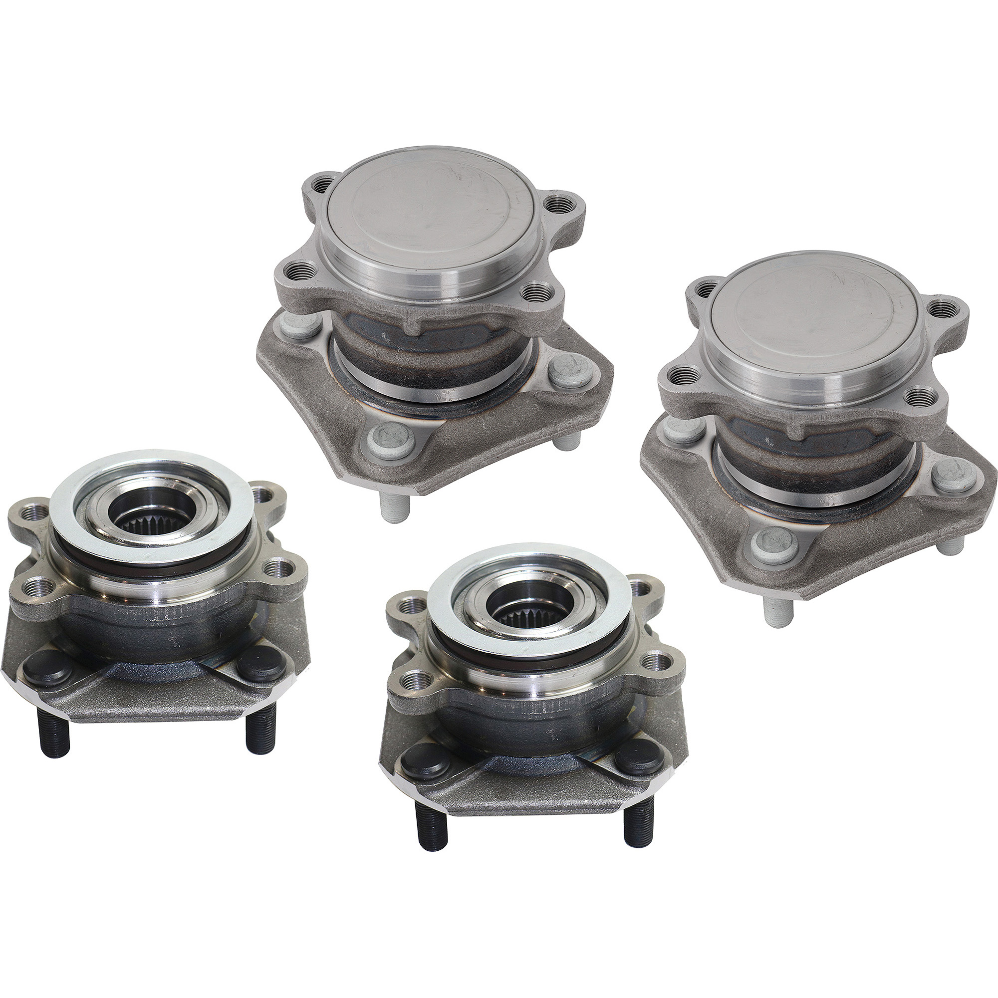 AM SENTRA 07-12 FRONT AND REAR HUB ASSEMBLY RH AND LH Non ABS SKU SET REPN285919-4 OEM 516-346-750-030-740-000-000-000-000