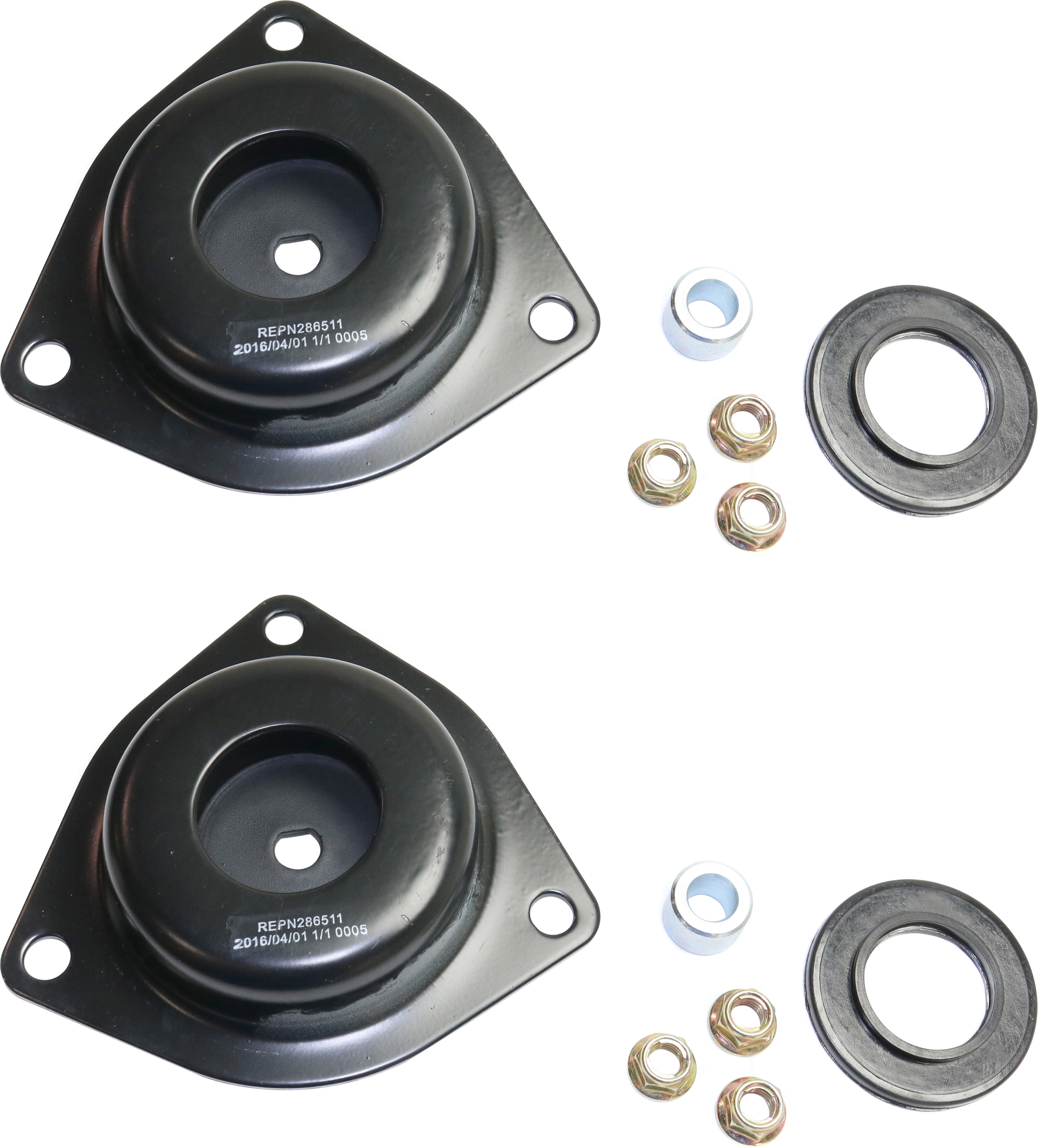AM PATHFINDER 96-04 QX4-97-03 SHOCK AND STRUT MOUNT Front RH and LH Set of 2 With Mount and Bearing SKU SET REPN286511-2 OEM 142938-903954 K90301 SM5203 SM