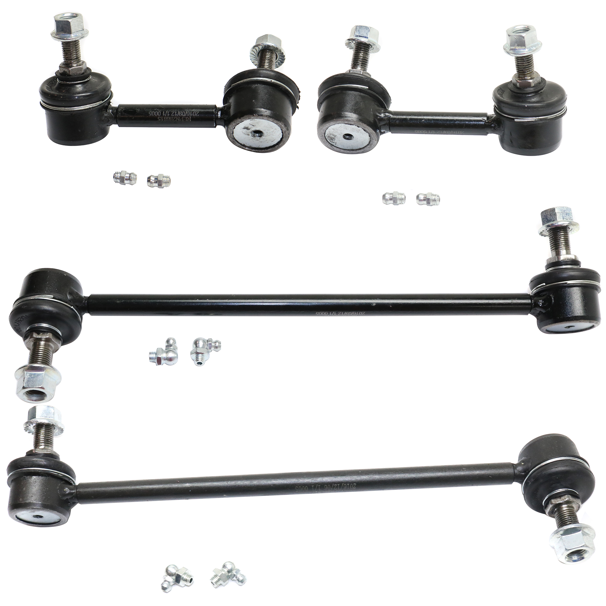 AM MAXIMA 09-14 FRONT AND REAR SWAY BAR LINK RH AND LH SKU SET REPN286817-4 OEM 1017047-2653072-5451786-45G207