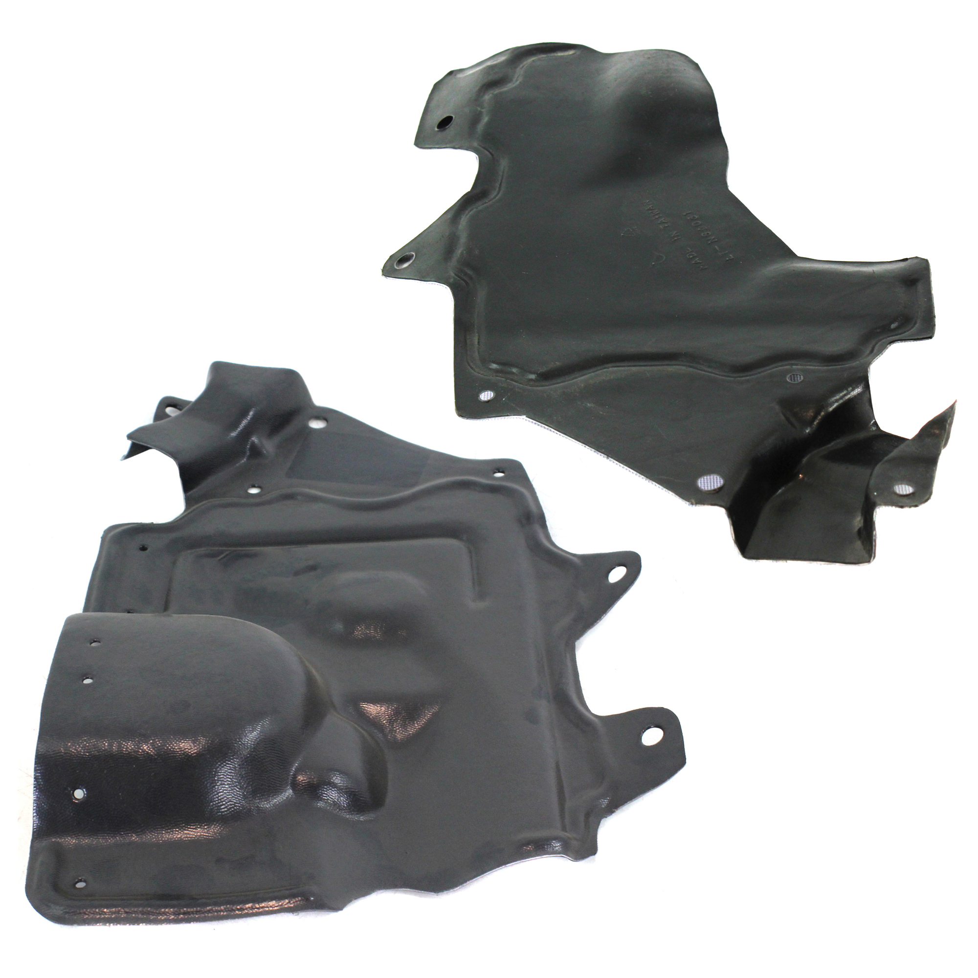 AM SENTRA 07-12 ENGINE SPLASH SHIELD RH AND LH Under Cover SKU SET REPN310109 Partslink NI1251140 NI1250140 OEM 64838ET000-64839ET000
