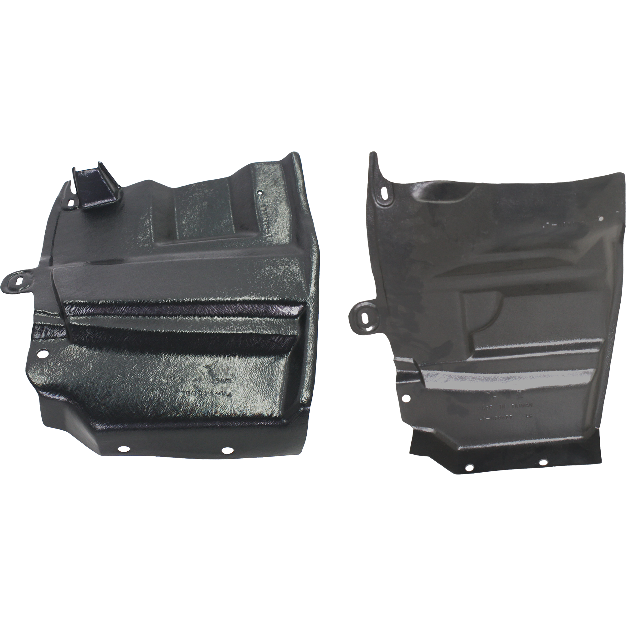 AM ALTIMA 07-13 ENGINE SPLASH SHIELD Under Cover RH AND LH 13-13 Coupe Sedan SKU SET REPN310113 Partslink NI1251139 NI1250139 OEM 64838JA00A 64838JA00B 64839JA0