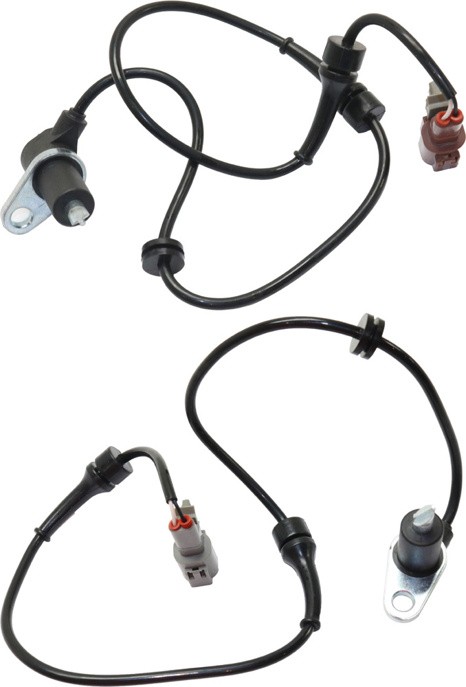 AM QX4-01-03 PATHFINDER 02-04 FRONT ABS SPEED SENSOR RH AND LH 2 Male Blade Terminals Wheel Mounted SKU SET REPN310841 OEM 479100W060-479110W060