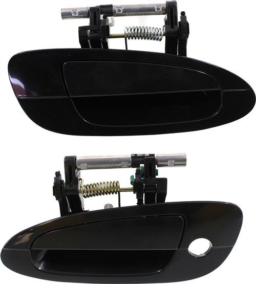AM ALTIMA 02-06 FRONT EXTERIOR DOOR HANDLE RH and LH Smooth Black SKU SET REPN462101 Partslink NI1311123 NI1310123 OEM 806068J009-806078J009