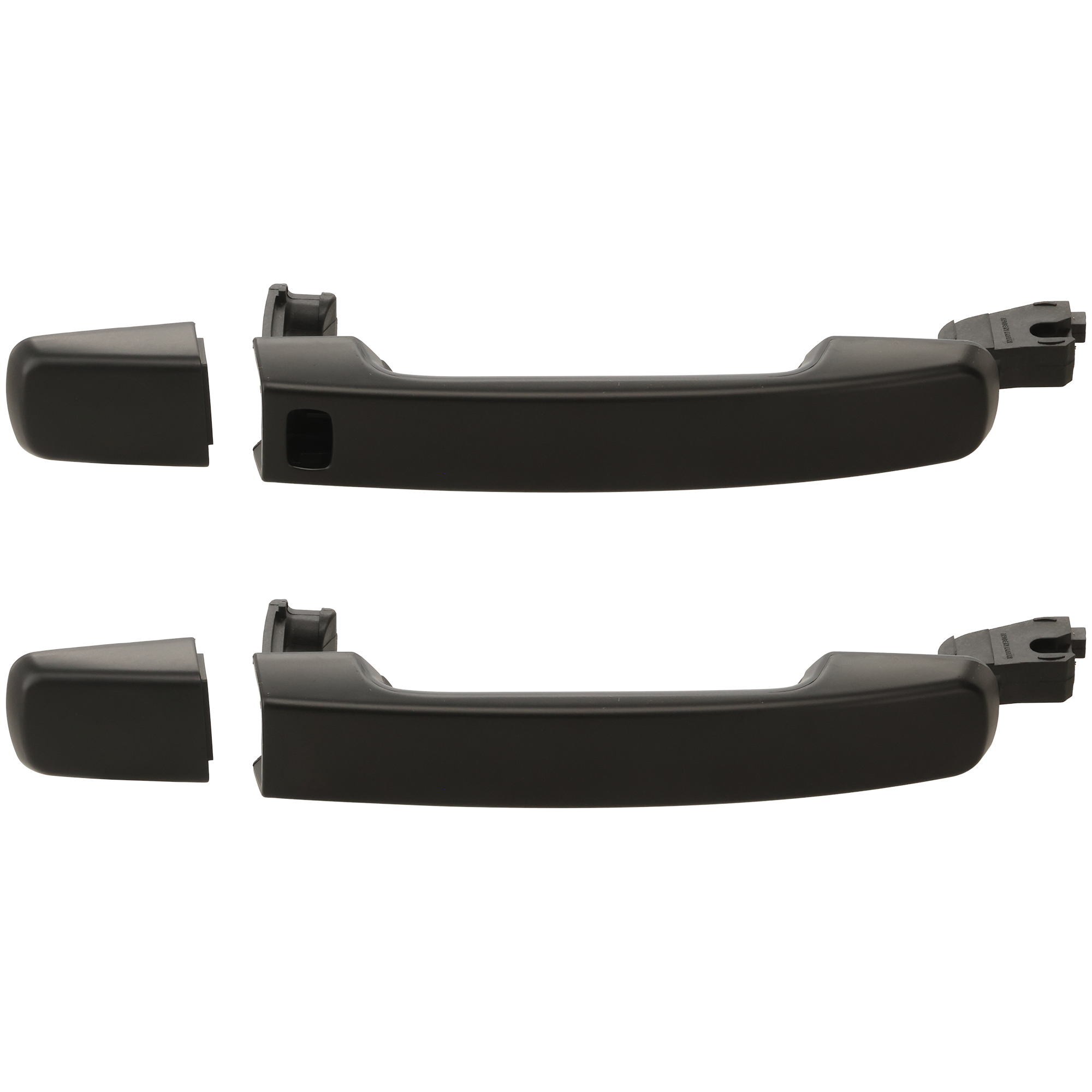 AM ALTIMA 07-13 FRONT AND REAR DOOR HANDLE RH Outside Set of 2 Prmd Blk Handle+Cover w o Sensor Sedan SKU SET REPN462115-2 Partslink NI1311128 NI1520117 OEM 80606JA59APFM 80606JA59A PFM 8
