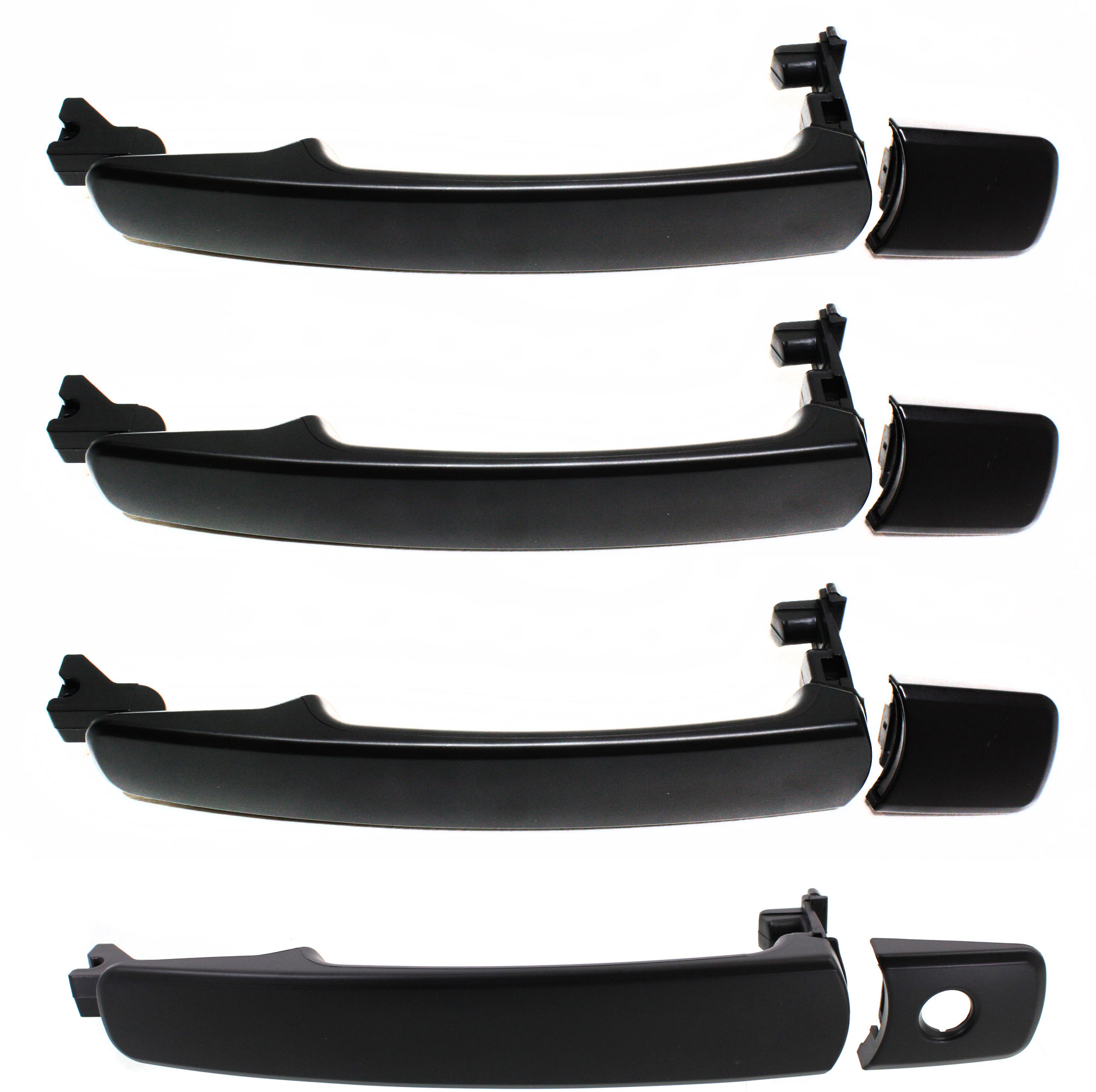AM FX35 FX45-03-08 ROGUE SELECT 14-15 FRONT AND REAR EXTERIOR DOOR HANDLE RH AND LH SKU SET REPN462343-4 Partslink FDH010265 NI1310129 OEM 80640AM205-80645AM805-82646JM0