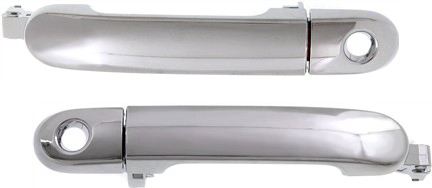 AM VERSA 07-12 FRONT DOOR HANDLE RH and LH Outside All Chrme w Hole w o Smrt Entry Sys Sdn til 11 HB SKU SET REPN462373 OEM 80610EL00C 80641YC10023 PFM