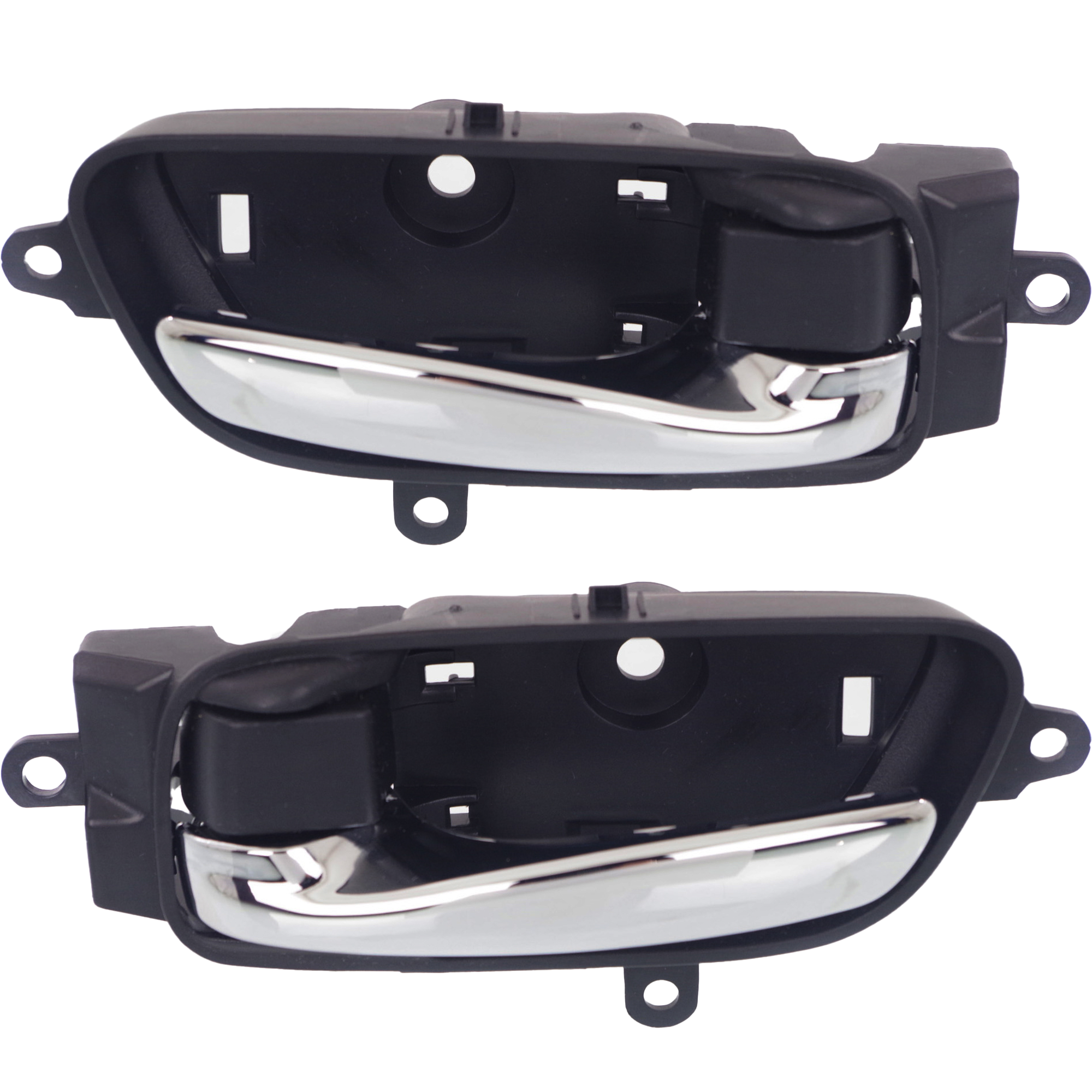 AM ALTIMA 13-18 MURANO 15-23 FRONT DOOR HANDLE RH AND LH Inside Chrome Lever+Black Knob =REAR SKU SET REPN462375 OEM 806703TA0D 806713TA0D