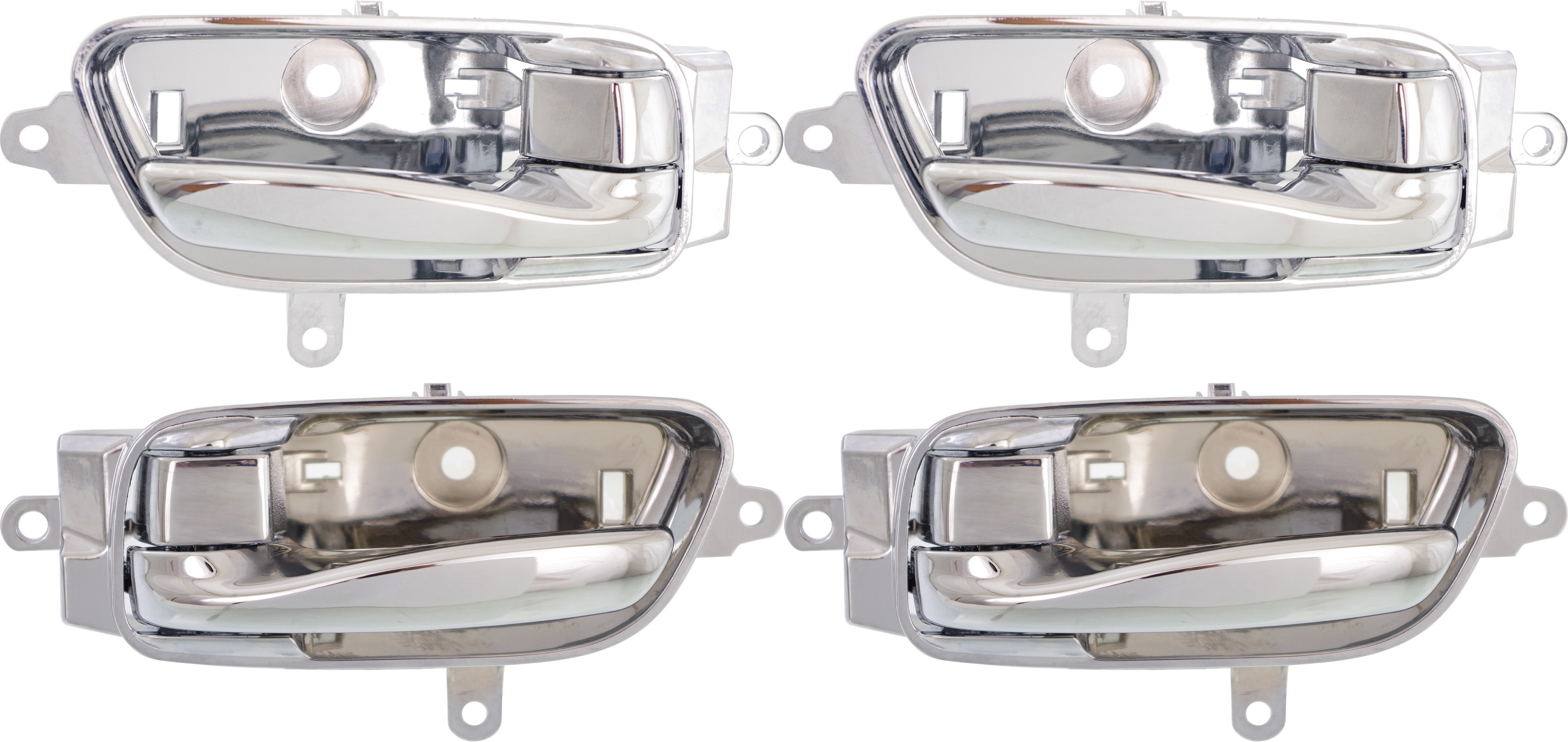 AM ALTIMA 13-18 TITAN 15-23 FRONT AND REAR INTERIOR DOOR HANDLE RH AND LH Set of 4 Chrome SKU SET REPN462377-4 OEM 806703TA0D 806713TA0D