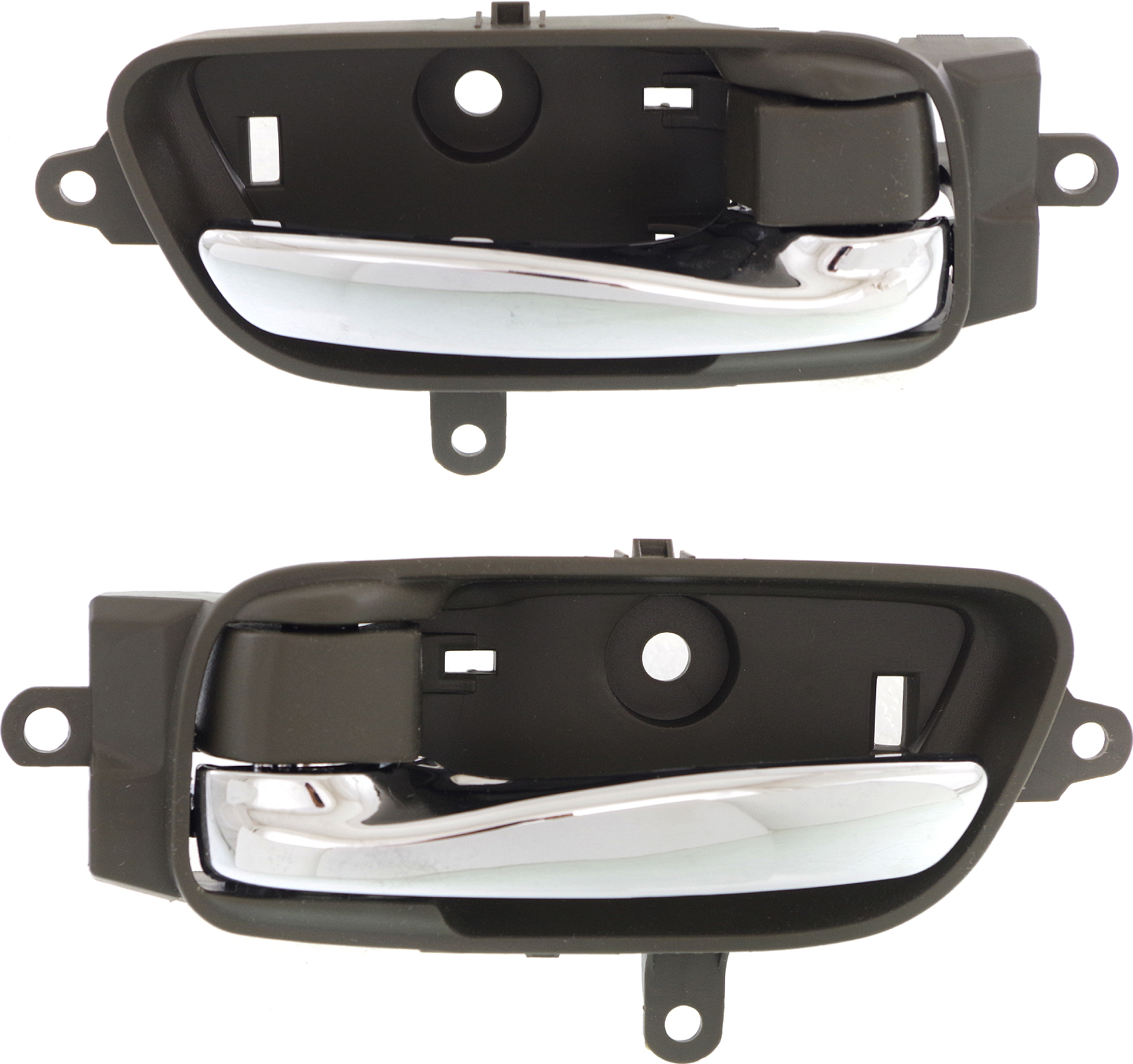 AM ALTIMA 13-18 PATHFINDER 13-22 FRONT DOOR HANDLE RH AND LH Inside Chrome Leve+Gray Knob =REAR SKU SET REPN462379 OEM 806703XU0A 806713XU0A