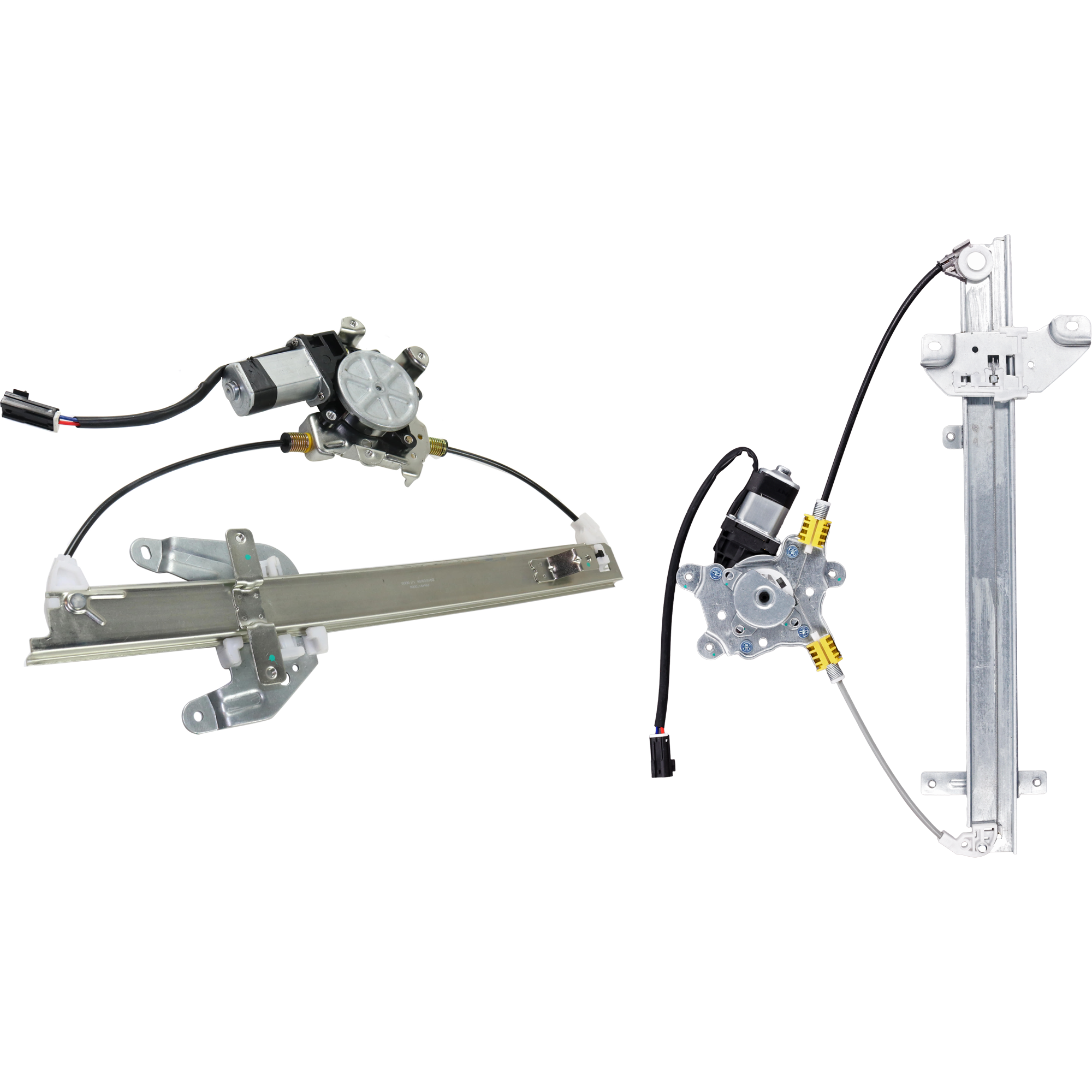 AM FRONTIER 00-04 FRONT AND REAR WINDOW REGULATOR LH Power w Motor SKU SET REPN462920 Partslink NI1350121 NI1550128 OEM 807213S500-827217Z005-827317Z8