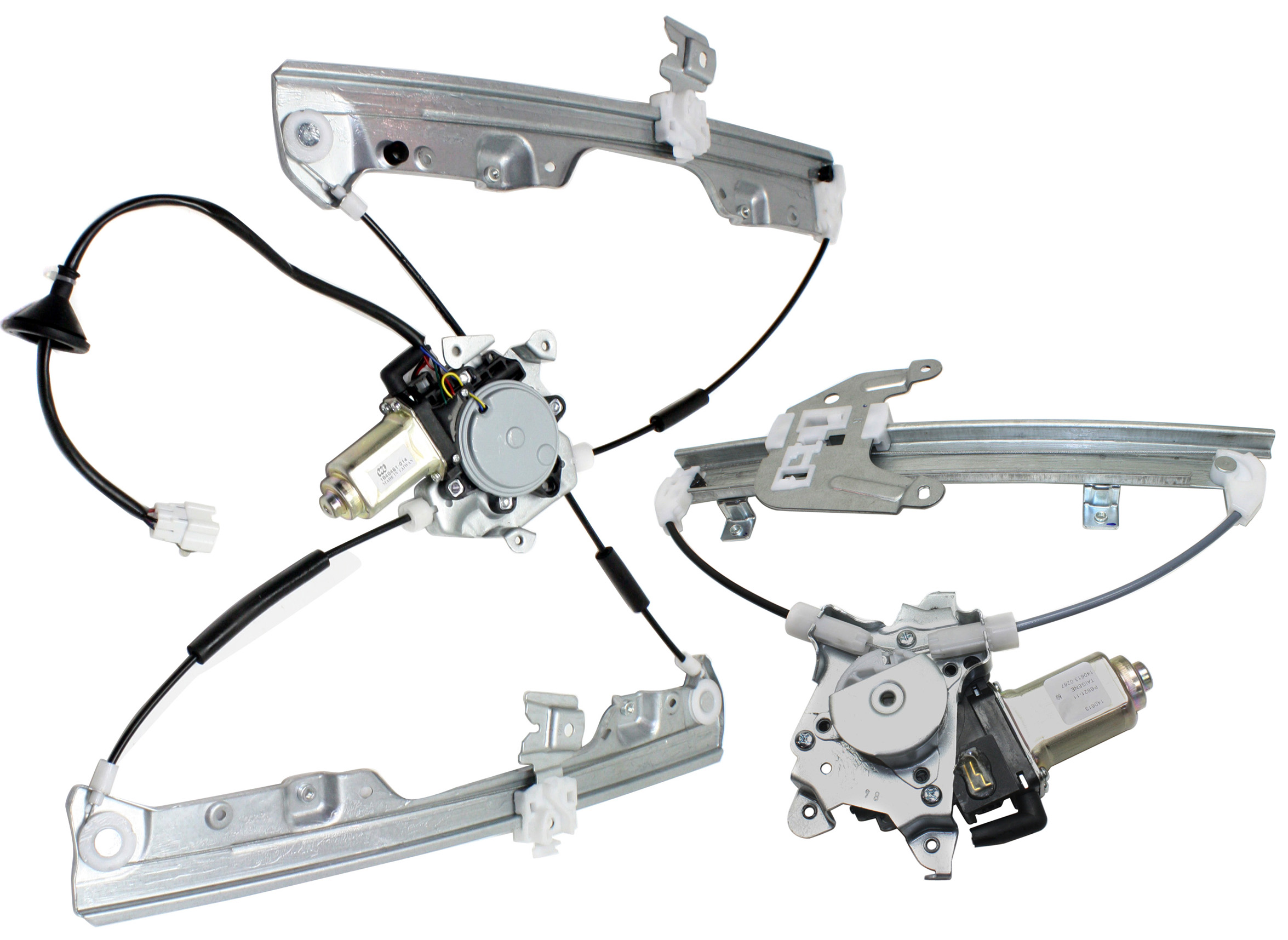 AM MURANO 03-07 FRONT AND REAR WINDOW REGULATOR RH Power w Motor SKU SET REPN462935-2R Partslink NI1351149 NI1551133 OEM 80720CA01A PFM 82720CA00A PFM