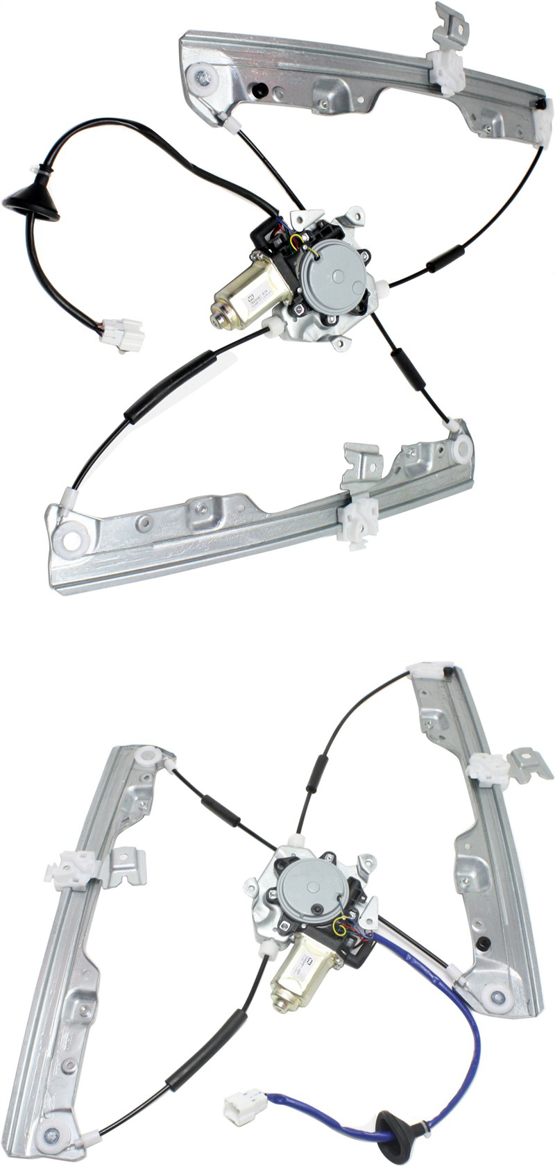 AM MURANO 03-07 FRONT WINDOW REGULATOR RH AND LH Power With Motor SKU SET REPN462935 Partslink NI1351149 NI1350149 OEM 80720CA01A PFM 80721CA01A PFM