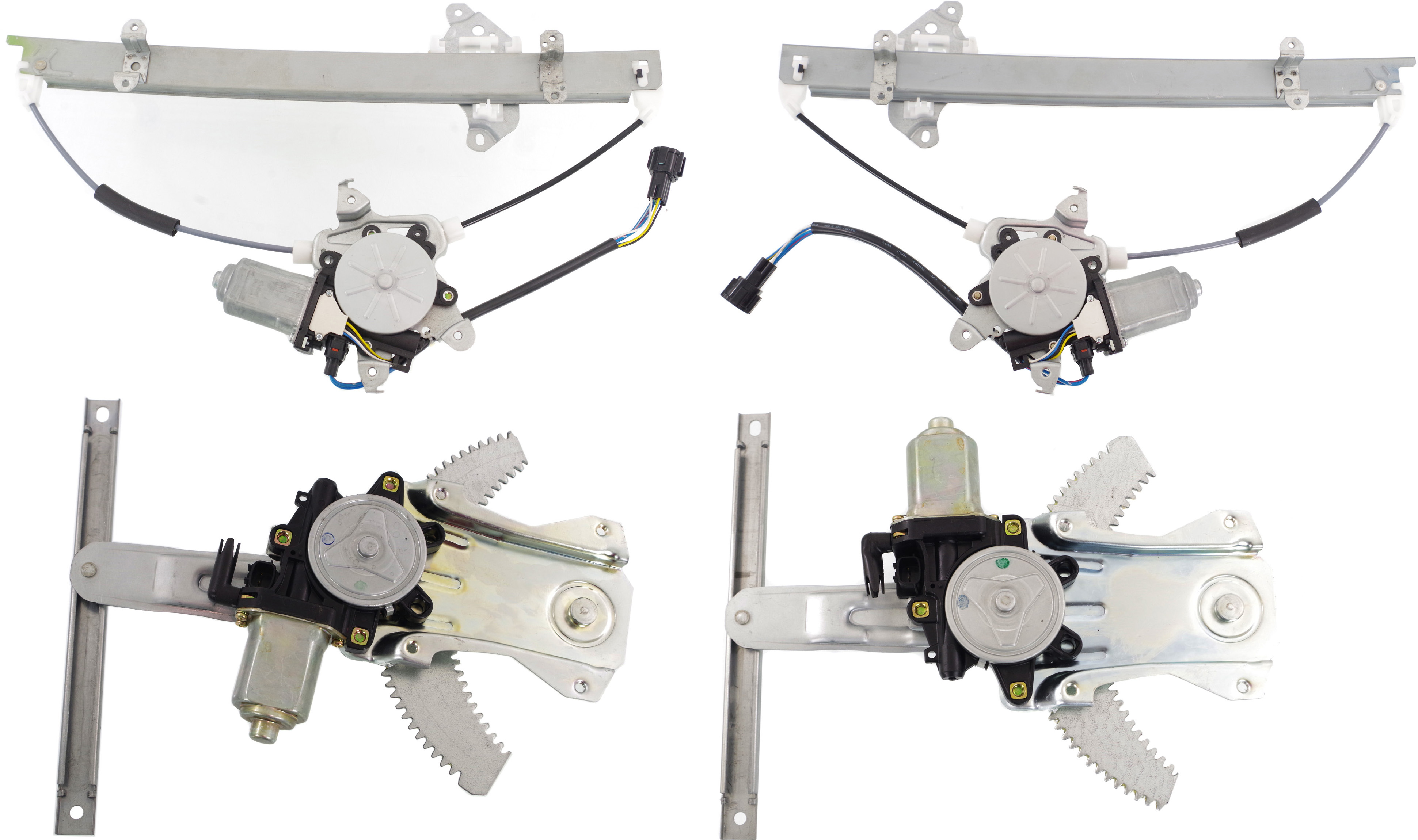 AM VERSA 07-11 FRONT AND REAR WINDOW REGULATOR RH AND LH SKU SET REPN462939-4 Partslink NI1350139 NI1351139 NI1550122 NI1551122 OEM 80720EE00D PFM 80721EE00D PFM