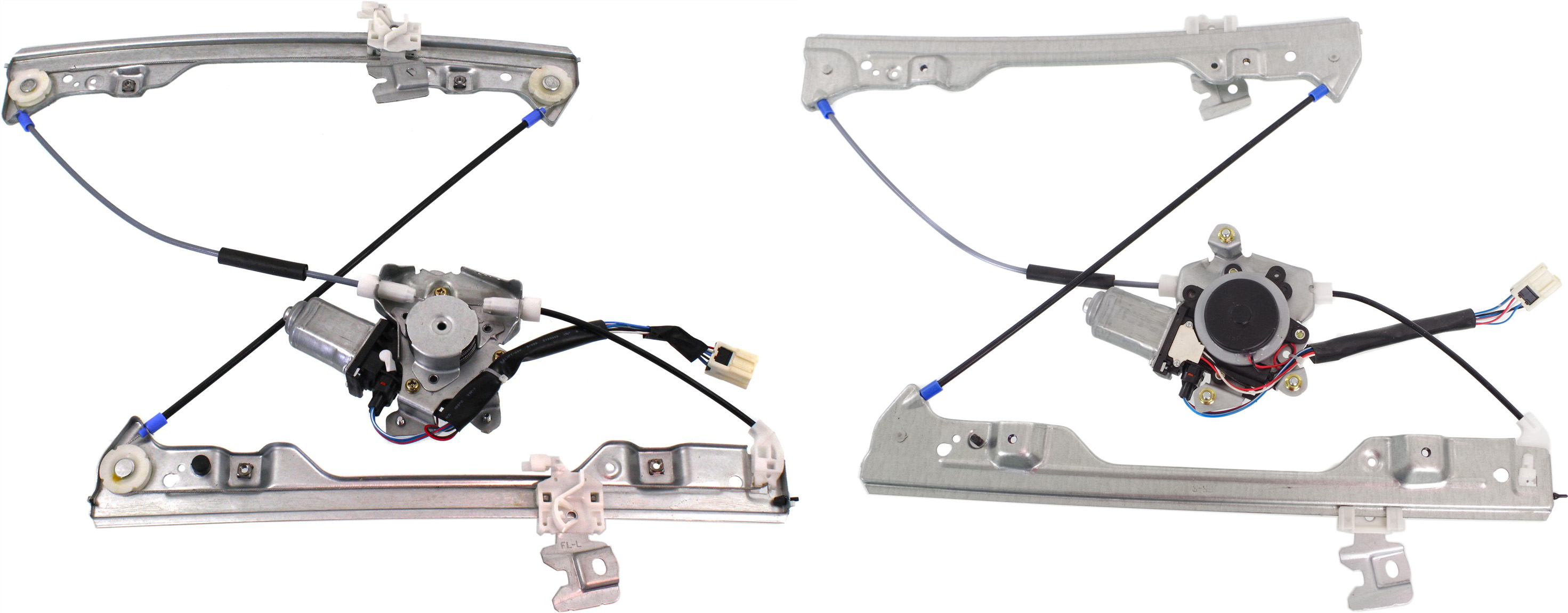 AM ALTIMA 02-06 FRONT WINDOW REGULATOR RH AND LH Power w Motor SKU SET REPN462941 Partslink NI1351115 NI1350115 OEM 807208J000 PFM 807218J000 PFM