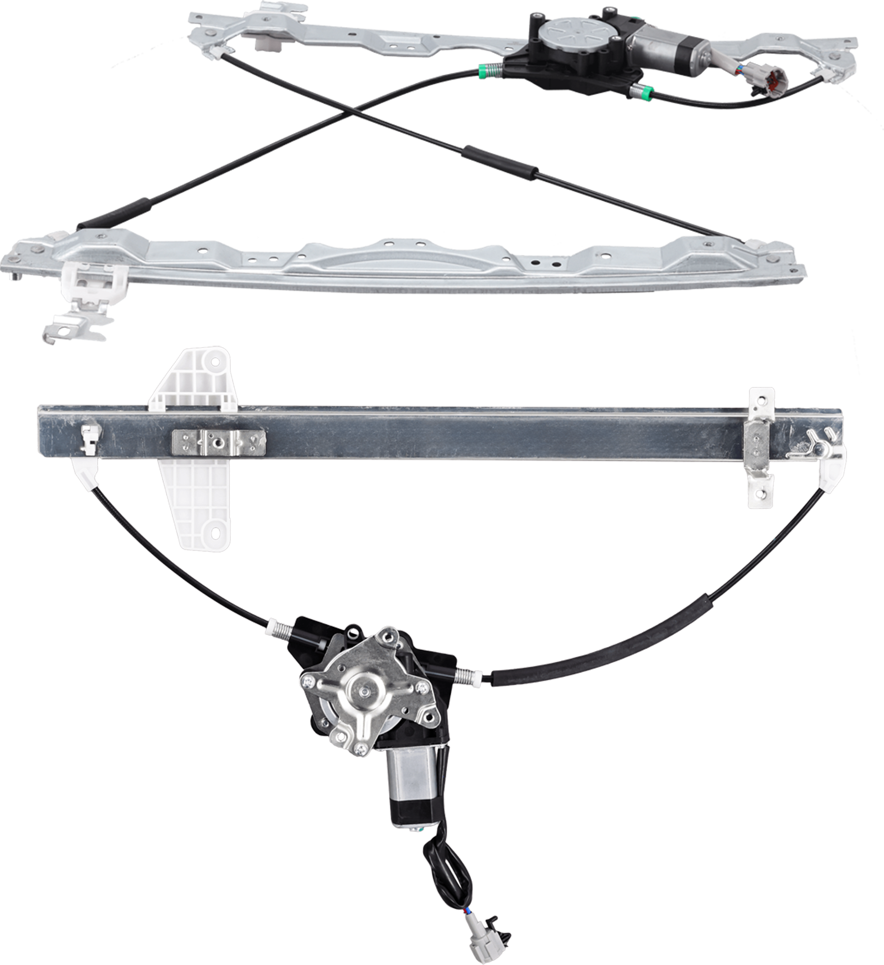 AM TITAN 04-15 ARMADA 05-15 FRONT AND REAR WINDOW REGULATOR LH Power w Motor SKU SET REPN462944 Partslink NI1350143 OEM 80721ZT00A 807319FJ0A 82721ZV5