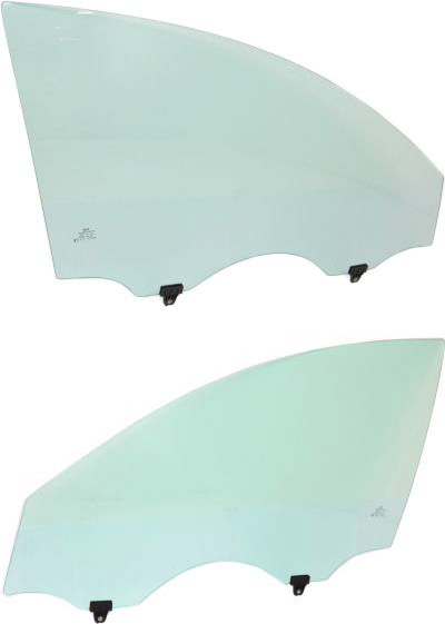 AM NISSAN ALTIMA 07-12 FRONT DOOR GLASS RH and LH Green Tint with Clip Sedan SKU SET REPN480103 OEM 80300JA000 FD23387GTYN 80301JA