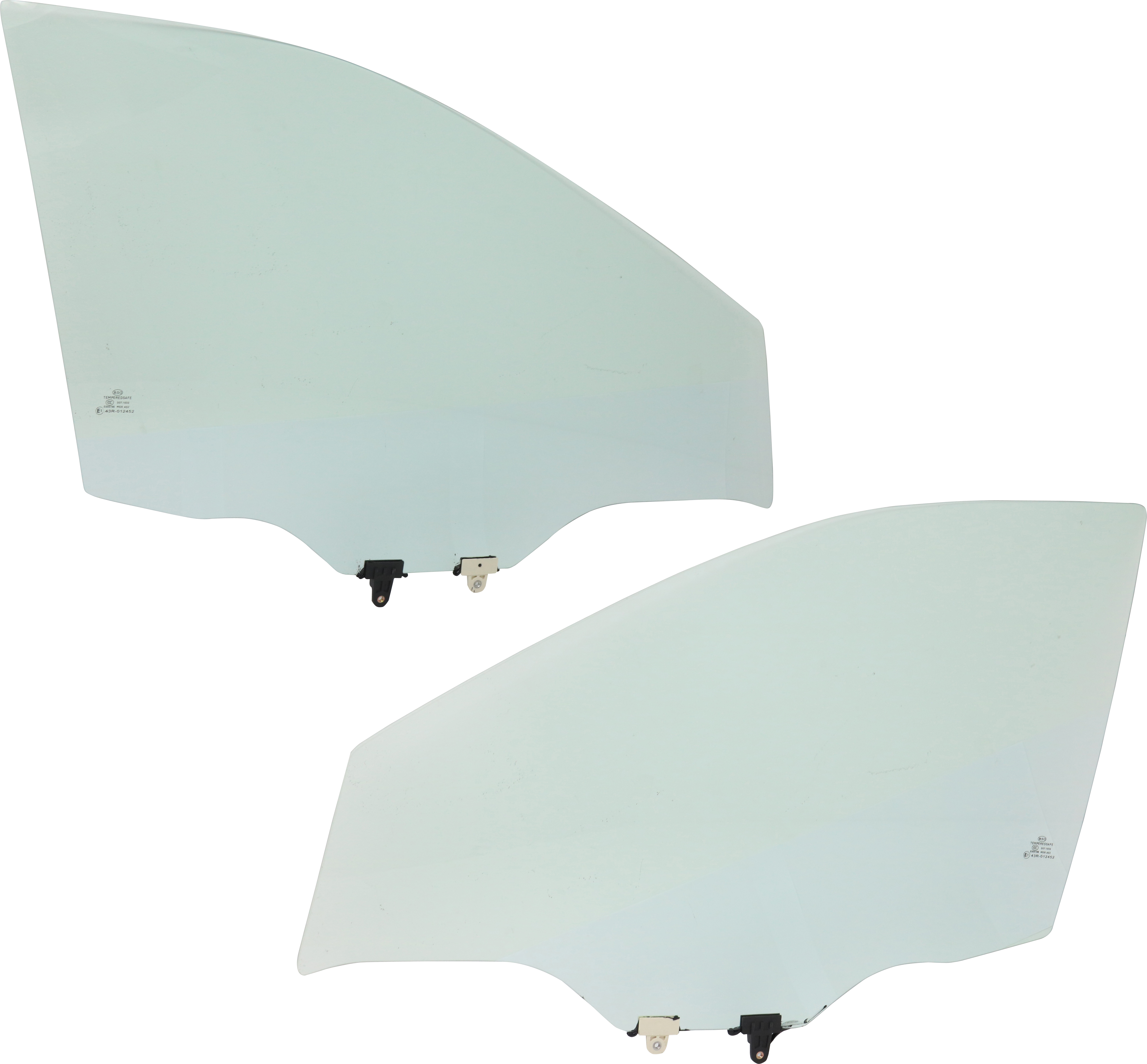 AM NISSAN ROGUE 14-17 FRONT DOOR GLASS RH AND LH Green Tint SKU SET REPN480115 OEM 803009TA0A FD26154GTYN 803005H