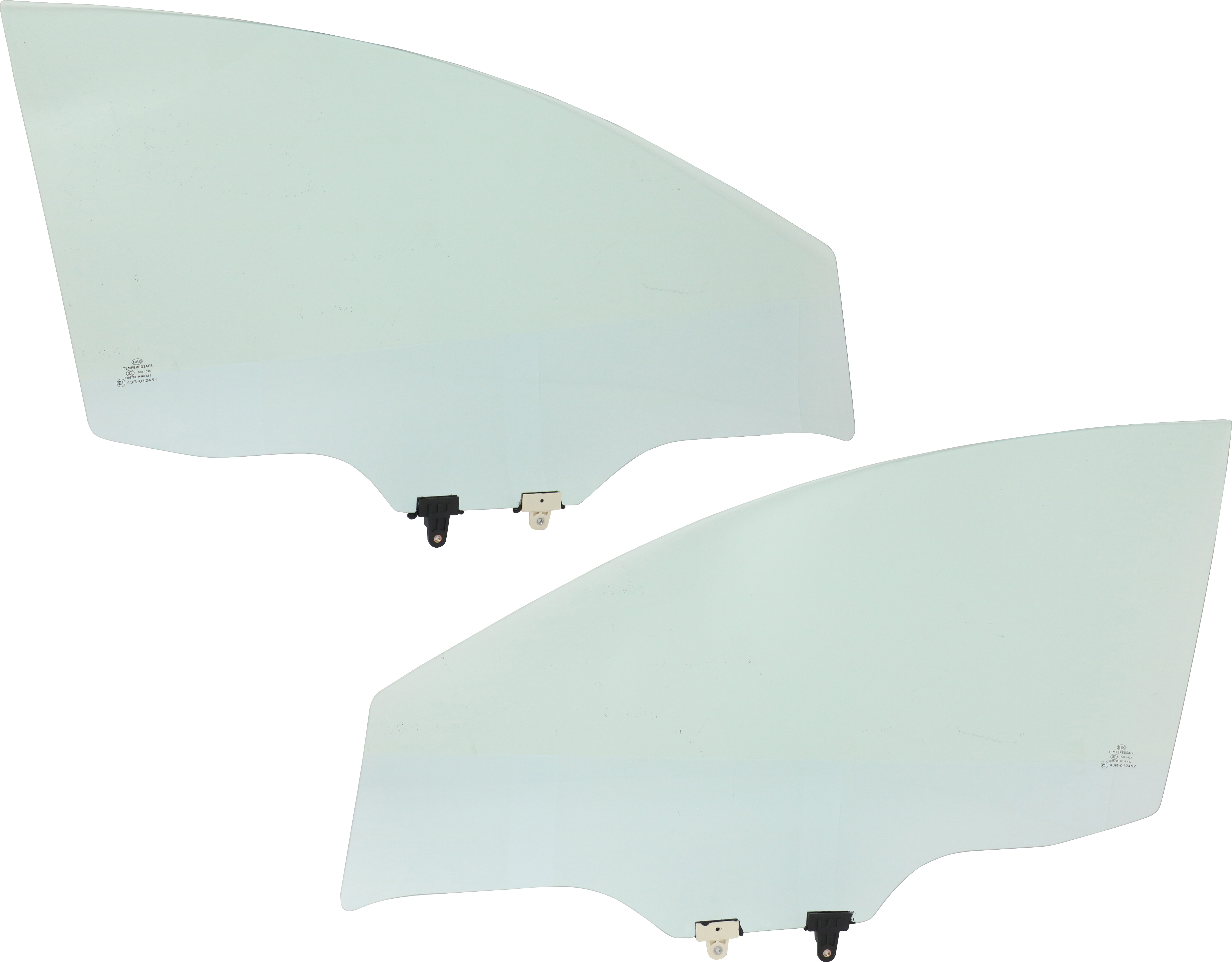 AM NISSAN SENTRA 13-17 FRONT DOOR GLASS RH AND LH Green Tint SKU SET REPN480117 OEM 803003SG0A FD25763GTYN 803013S